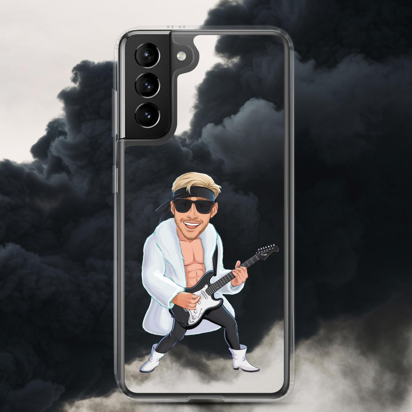 Rockstar Ken Barbie Movie Ryan Gosling Clear Case for Samsung Samsung Galaxy S21 Plus Mobile Phone Cases Barbie Celebrities Ken Movies Music Rock Music Ryan Gosling Next Cult Brand