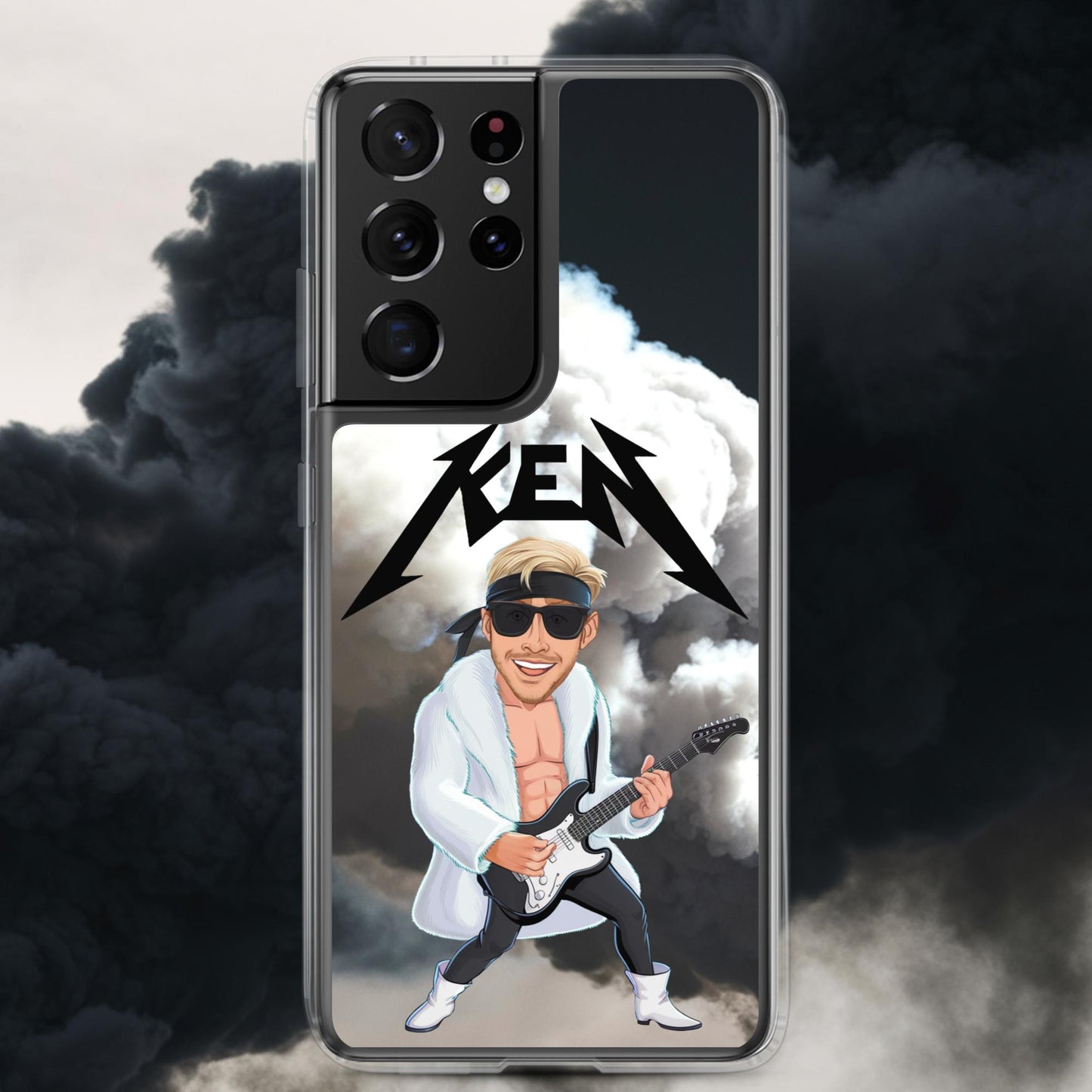 Rockstar Ken Barbie Movie Ryan Gosling Clear Case for Samsung Samsung Galaxy S21 Ultra Mobile Phone Cases Barbie Celebrities Ken Movies Ryan Gosling Next Cult Brand