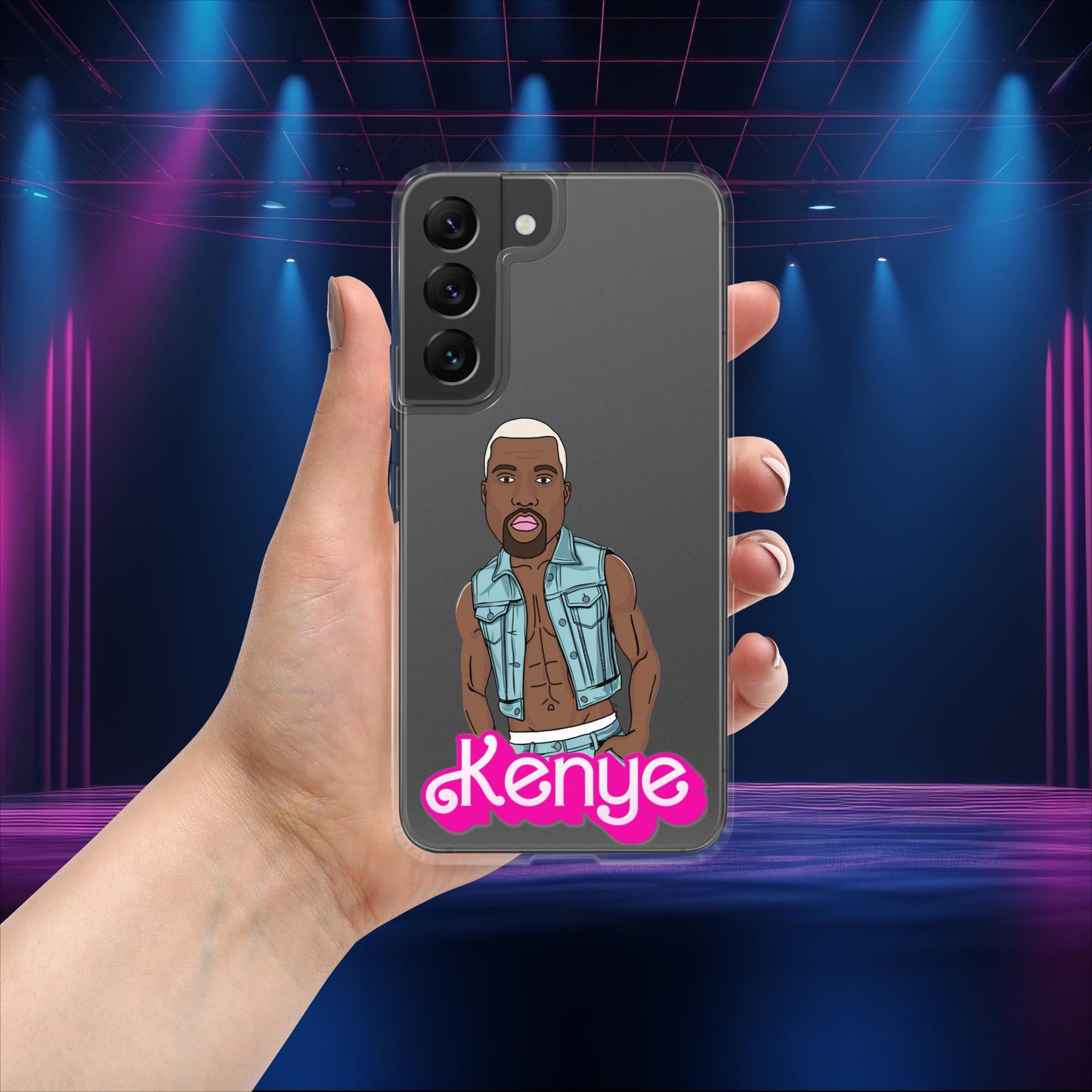 Kenye Barbie Ken Ryan Gosling Kanye West Clear Case for Samsung Samsung Galaxy S22 Mobile Phone Cases Barbie Kanye West Ken Movies Music Next Cult Brand