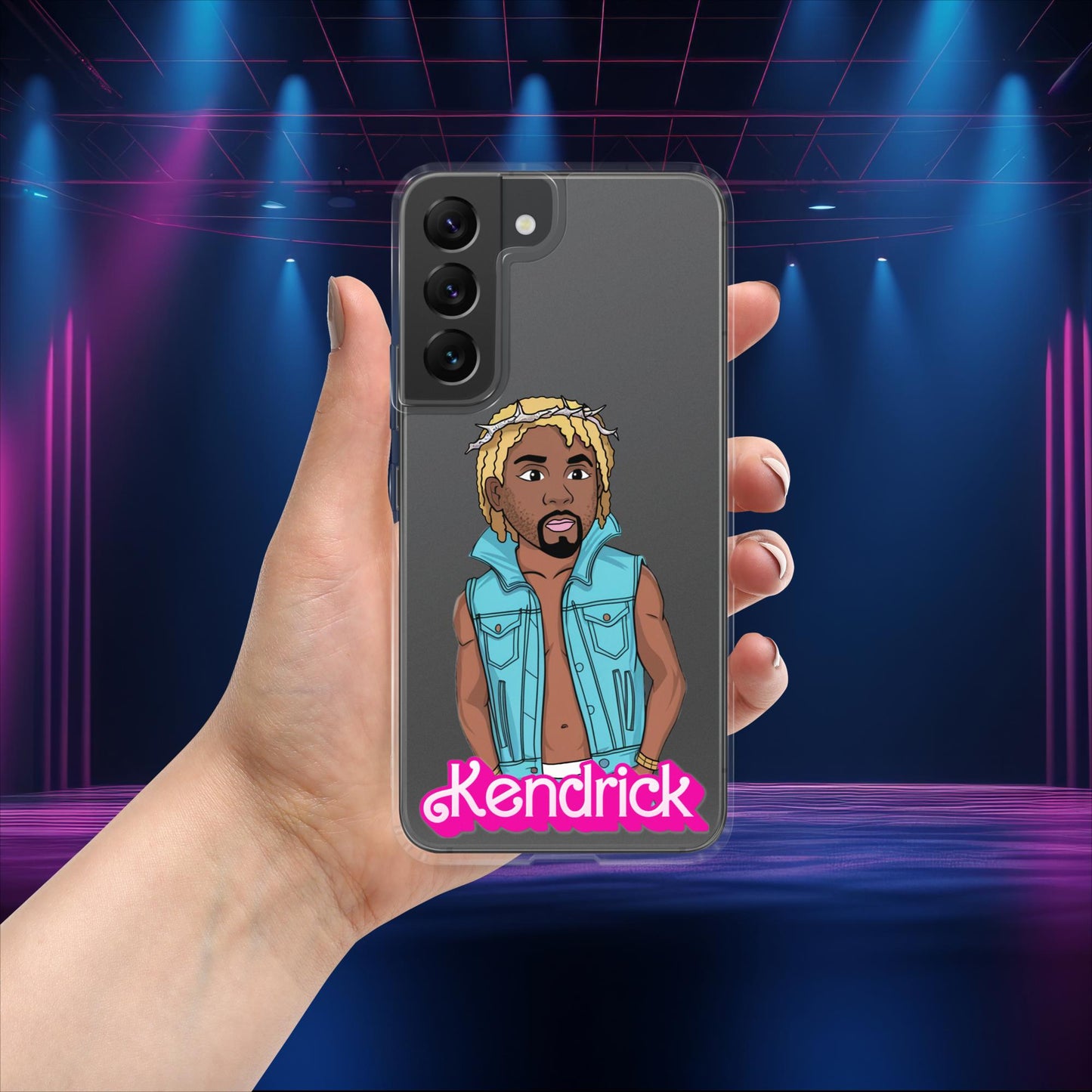 Kendrick Barbie Ken Ryan Gosling Kendrick Lamar Clear Case for Samsung Samsung Galaxy S22 Mobile Phone Cases Barbie Ken Kendrick Lamar Movies Music Next Cult Brand