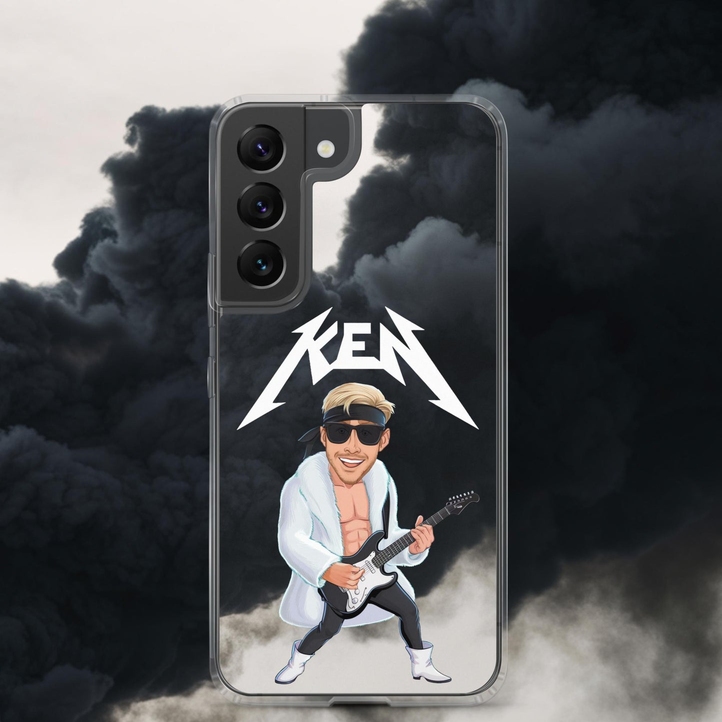 Rockstar Ken Barbie Movie Ryan Gosling Clear Case for Samsung Samsung Galaxy S22 Mobile Phone Cases Barbie Celebrities Ken Movies Ryan Gosling Next Cult Brand