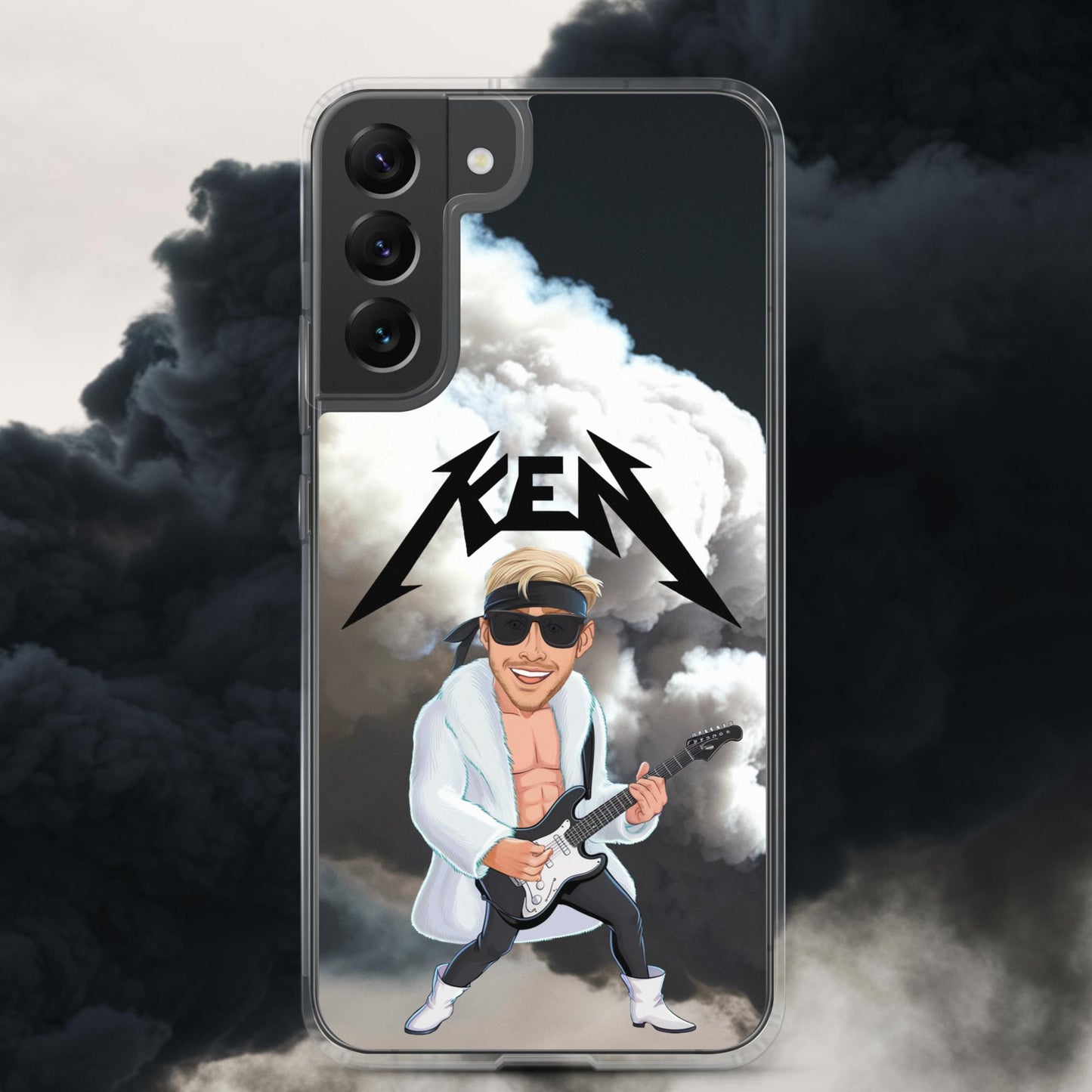 Rockstar Ken Barbie Movie Ryan Gosling Clear Case for Samsung Samsung Galaxy S22 Plus Mobile Phone Cases Barbie Celebrities Ken Movies Ryan Gosling Next Cult Brand