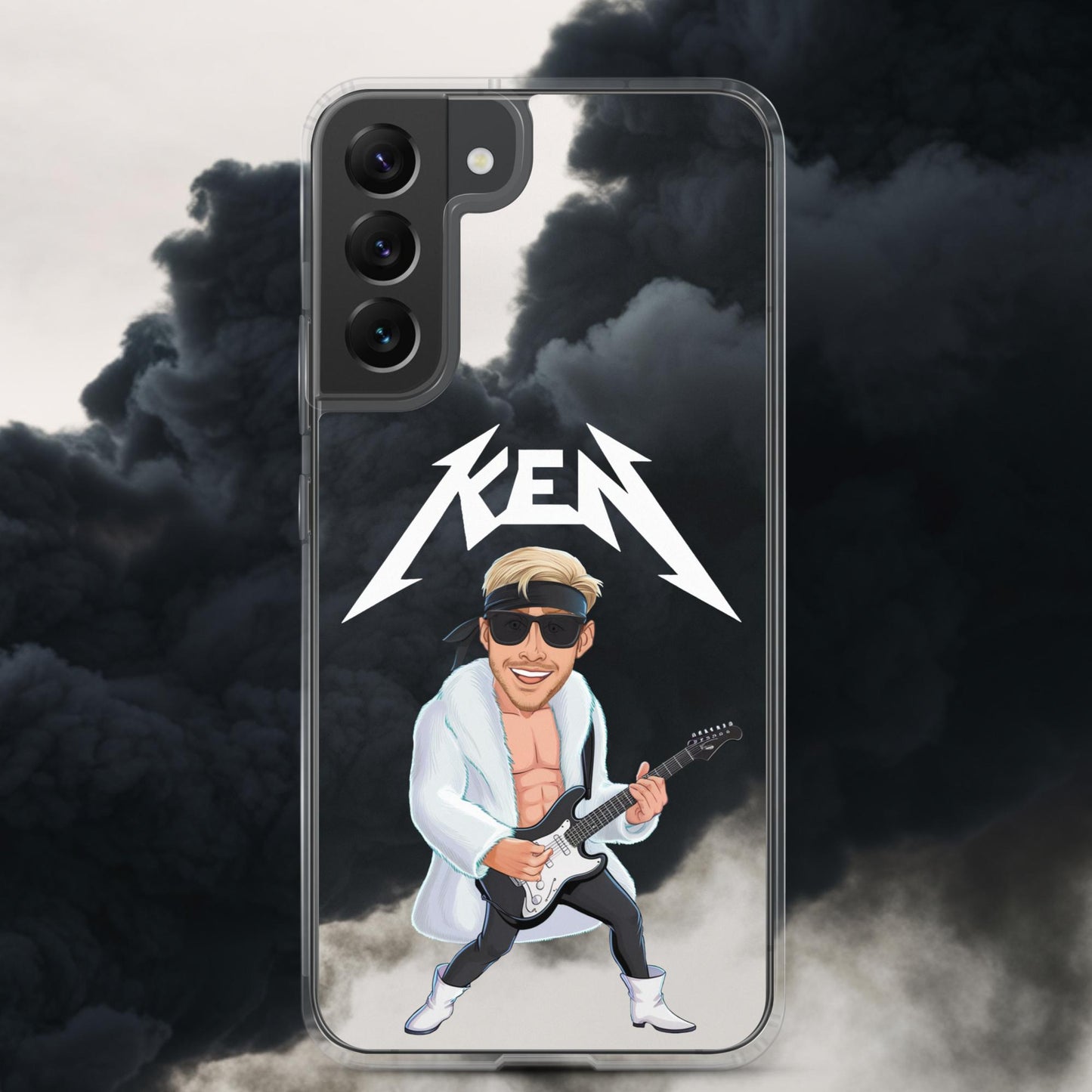 Rockstar Ken Barbie Movie Ryan Gosling Clear Case for Samsung Samsung Galaxy S22 Plus Mobile Phone Cases Barbie Celebrities Ken Movies Ryan Gosling Next Cult Brand