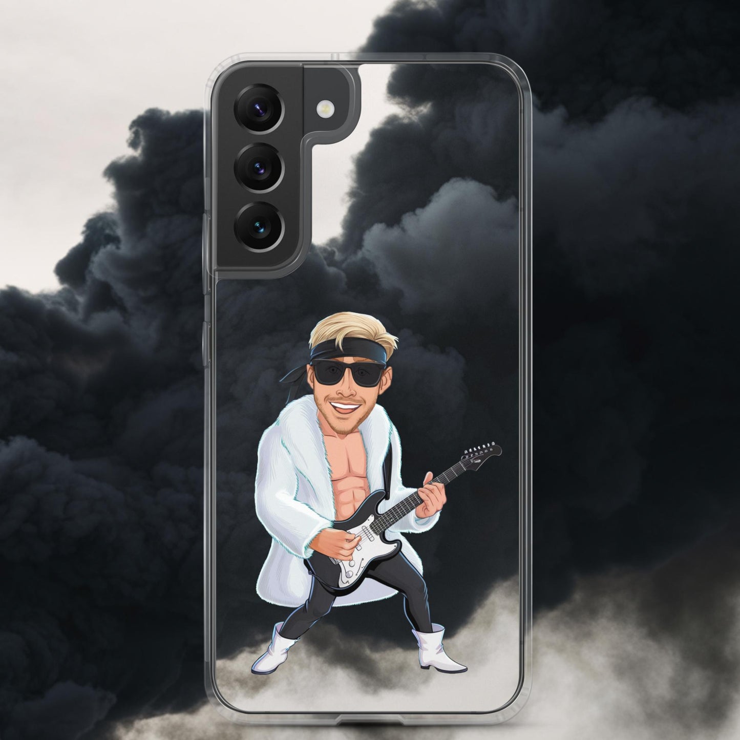 Rockstar Ken Barbie Movie Ryan Gosling Clear Case for Samsung Samsung Galaxy S22 Plus Mobile Phone Cases Barbie Celebrities Ken Movies Music Rock Music Ryan Gosling Next Cult Brand