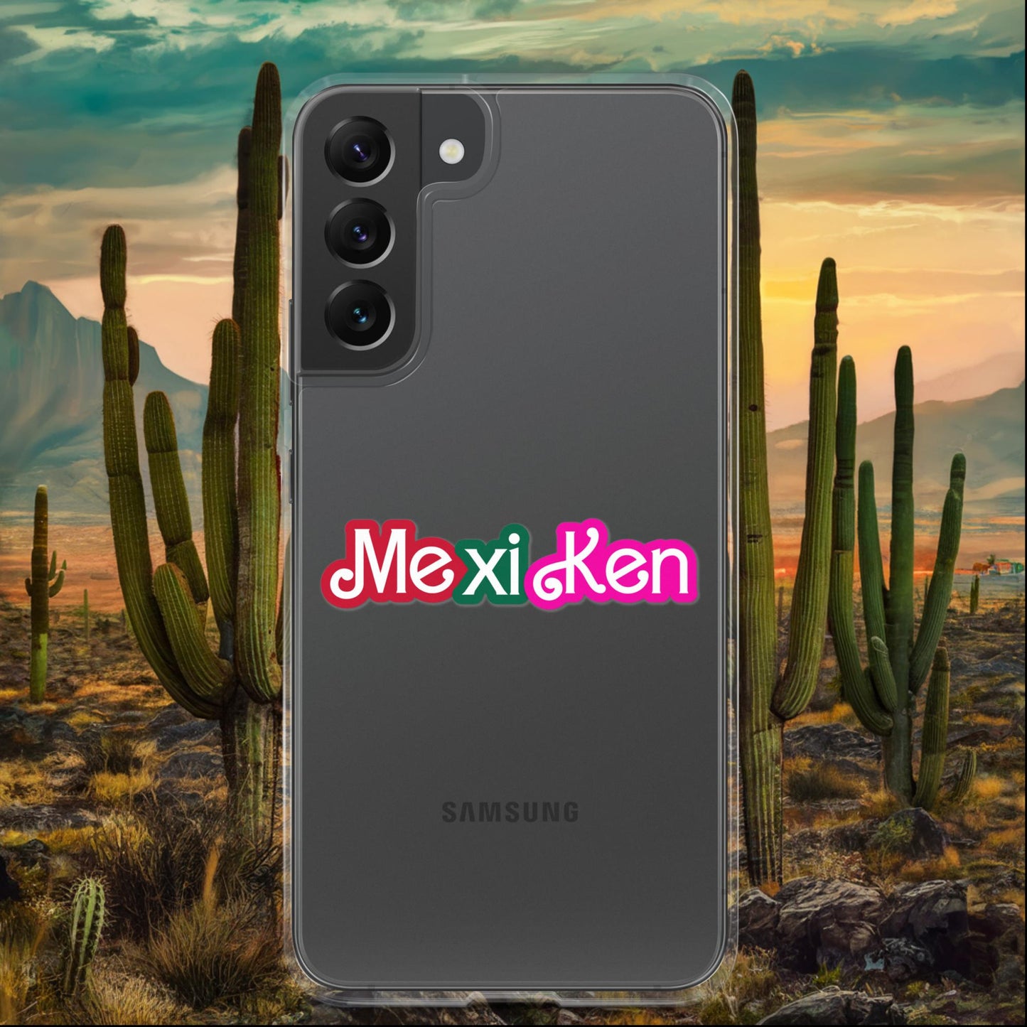 MexiKen Ken Barbie Mexico Mexican Mexicana Latino Latina Latinx Clear Case for Samsung Samsung Galaxy S22 Plus Mobile Phone Cases Barbie Ken Mexico Movies Next Cult Brand