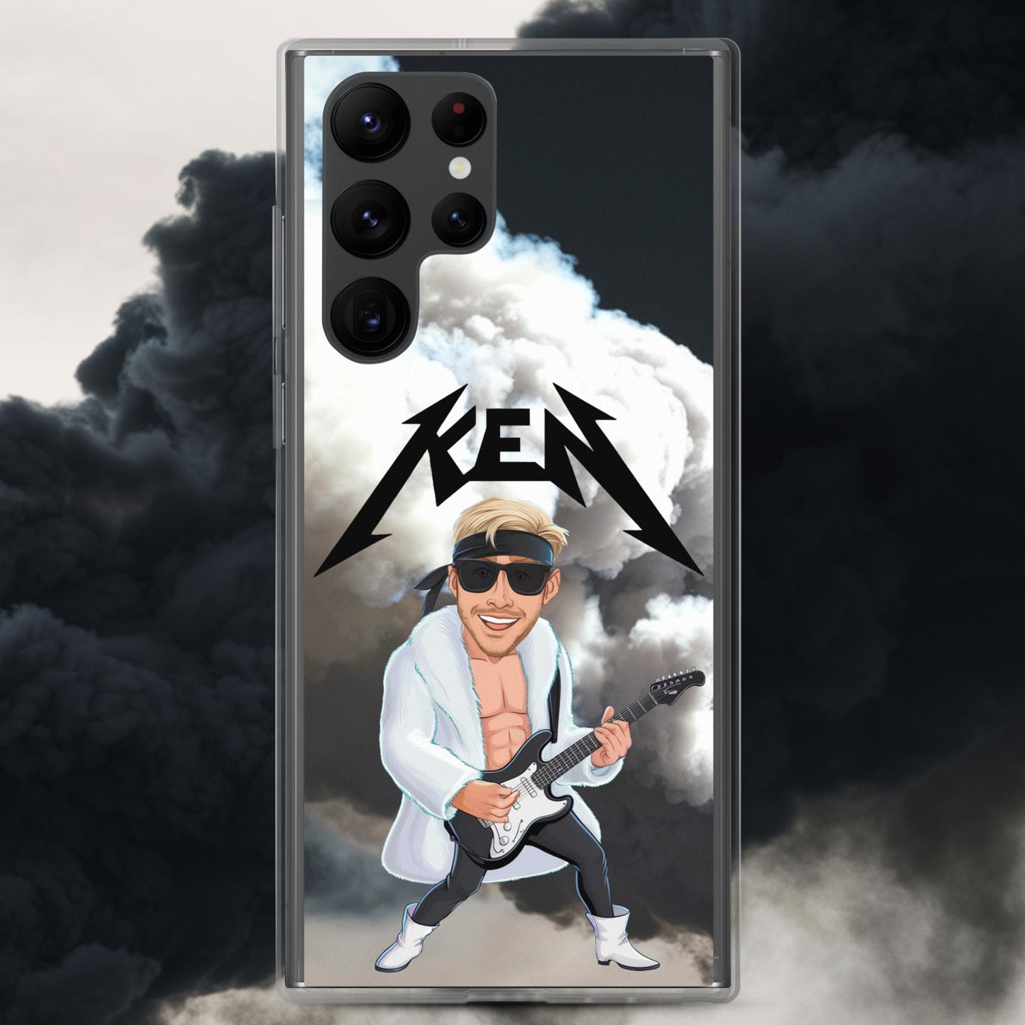 Rockstar Ken Barbie Movie Ryan Gosling Clear Case for Samsung Samsung Galaxy S22 Ultra Mobile Phone Cases Barbie Celebrities Ken Movies Ryan Gosling Next Cult Brand
