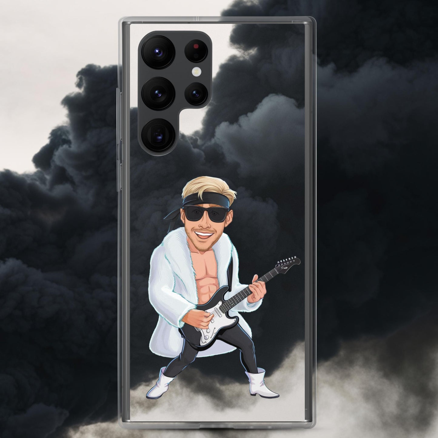 Rockstar Ken Barbie Movie Ryan Gosling Clear Case for Samsung Samsung Galaxy S22 Ultra Mobile Phone Cases Barbie Celebrities Ken Movies Music Rock Music Ryan Gosling Next Cult Brand
