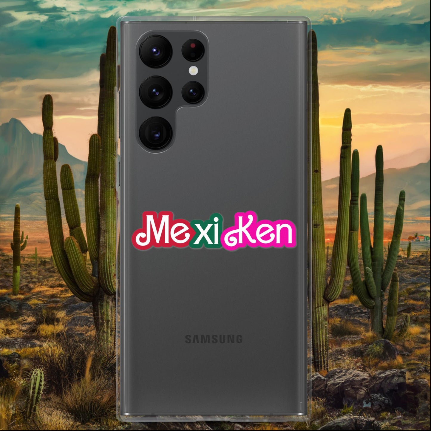 MexiKen Ken Barbie Mexico Mexican Mexicana Latino Latina Latinx Clear Case for Samsung Samsung Galaxy S22 Ultra Mobile Phone Cases Barbie Ken Mexico Movies Next Cult Brand