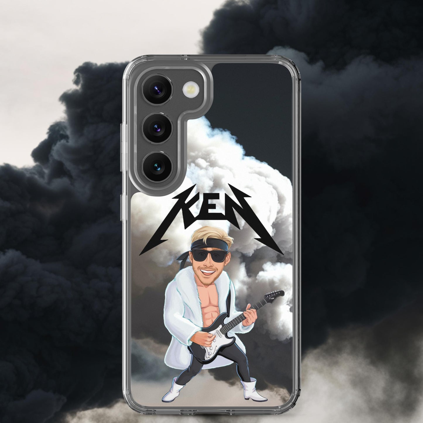 Rockstar Ken Barbie Movie Ryan Gosling Clear Case for Samsung Samsung Galaxy S23 Mobile Phone Cases Barbie Celebrities Ken Movies Ryan Gosling Next Cult Brand