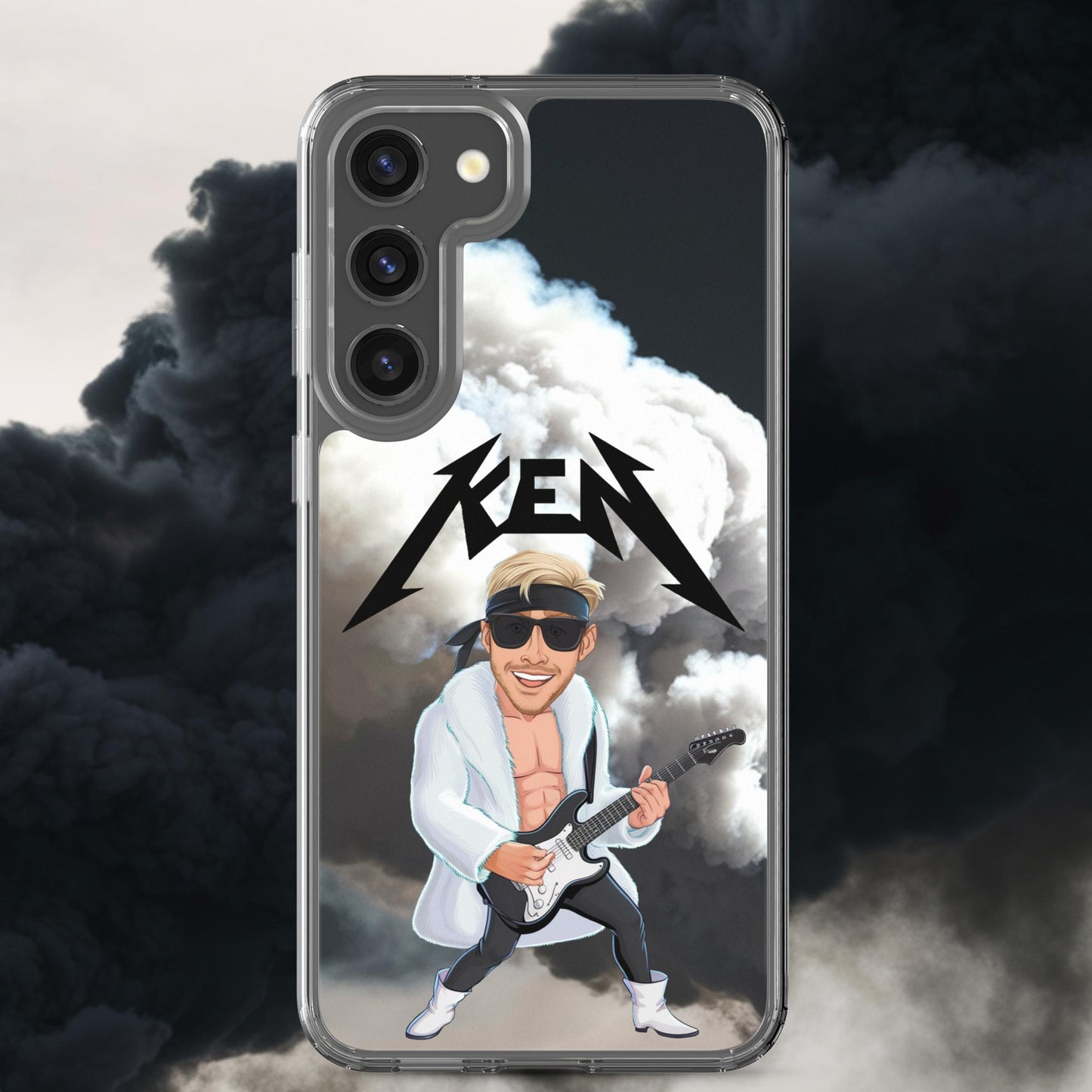 Rockstar Ken Barbie Movie Ryan Gosling Clear Case for Samsung Samsung Galaxy S23 Plus Mobile Phone Cases Barbie Celebrities Ken Movies Ryan Gosling Next Cult Brand
