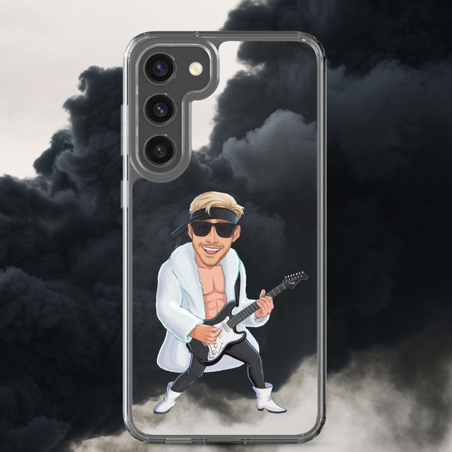 Rockstar Ken Barbie Movie Ryan Gosling Clear Case for Samsung Samsung Galaxy S23 Plus Mobile Phone Cases Barbie Celebrities Ken Movies Music Rock Music Ryan Gosling Next Cult Brand