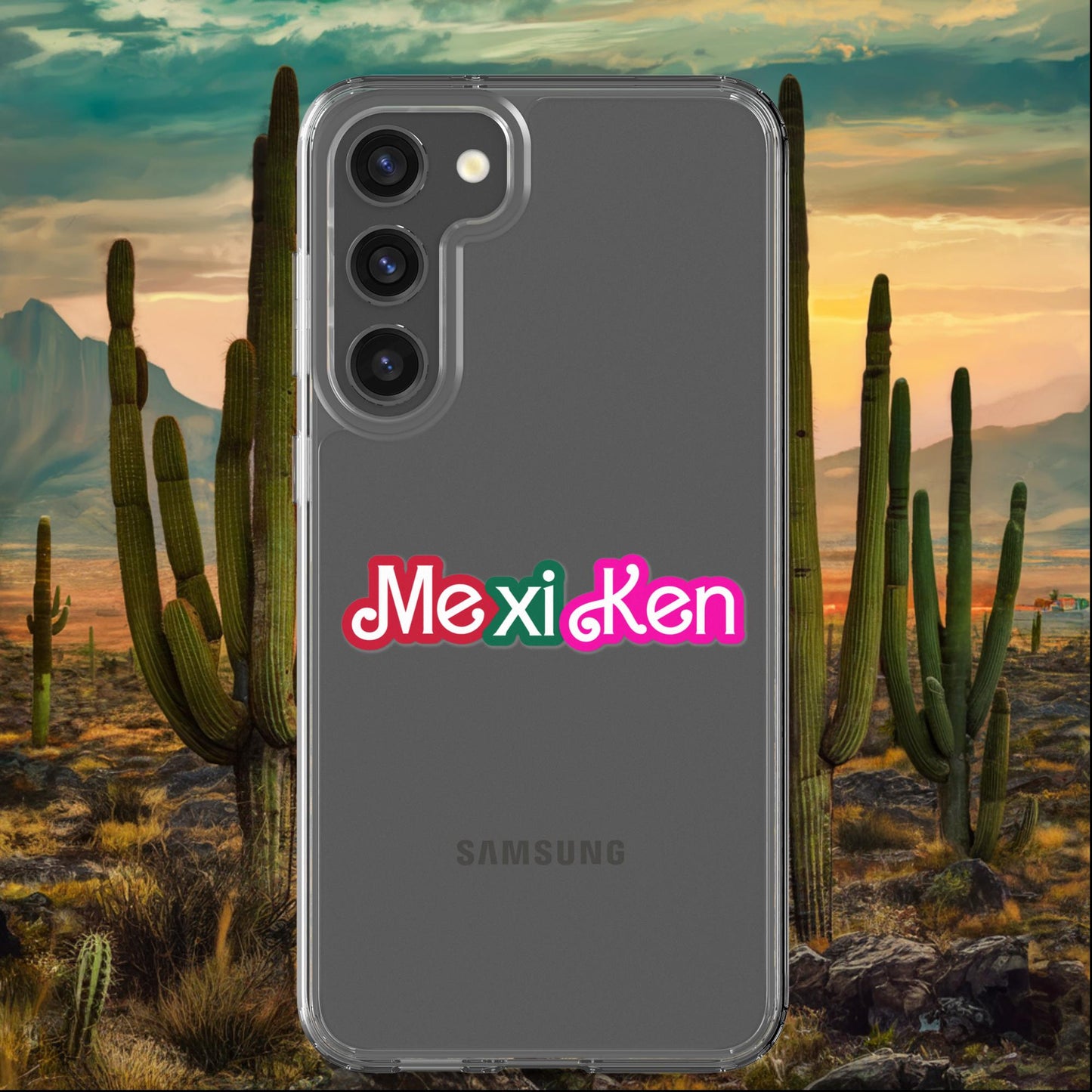 MexiKen Ken Barbie Mexico Mexican Mexicana Latino Latina Latinx Clear Case for Samsung Samsung Galaxy S23 Plus Mobile Phone Cases Barbie Ken Mexico Movies Next Cult Brand