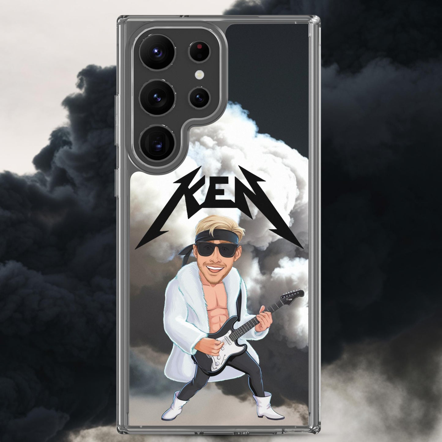 Rockstar Ken Barbie Movie Ryan Gosling Clear Case for Samsung Samsung Galaxy S23 Ultra Mobile Phone Cases Barbie Celebrities Ken Movies Ryan Gosling Next Cult Brand