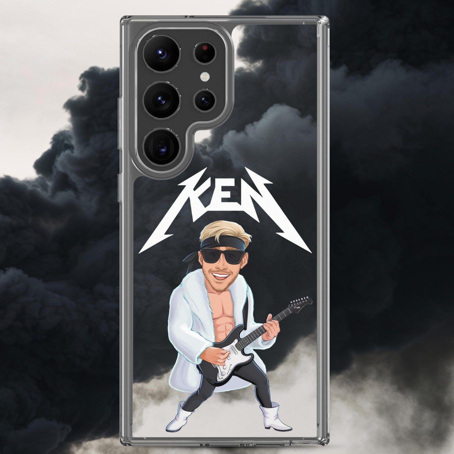 Rockstar Ken Barbie Movie Ryan Gosling Clear Case for Samsung Samsung Galaxy S23 Ultra Mobile Phone Cases Barbie Celebrities Ken Movies Ryan Gosling Next Cult Brand