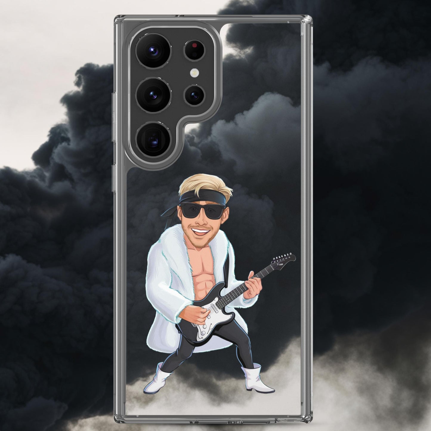 Rockstar Ken Barbie Movie Ryan Gosling Clear Case for Samsung Samsung Galaxy S23 Ultra Mobile Phone Cases Barbie Celebrities Ken Movies Music Rock Music Ryan Gosling Next Cult Brand