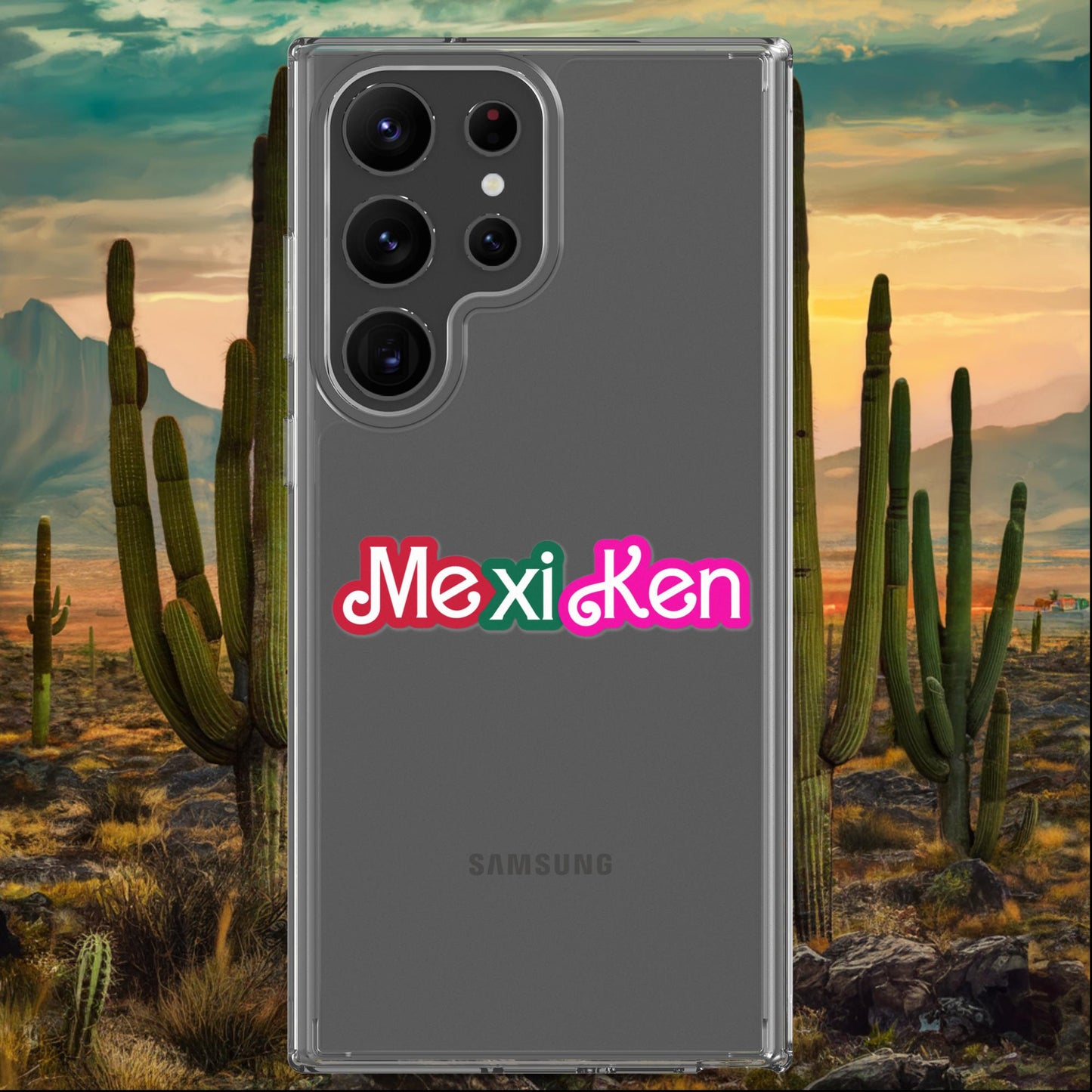 MexiKen Ken Barbie Mexico Mexican Mexicana Latino Latina Latinx Clear Case for Samsung Samsung Galaxy S23 Ultra Mobile Phone Cases Barbie Ken Mexico Movies Next Cult Brand