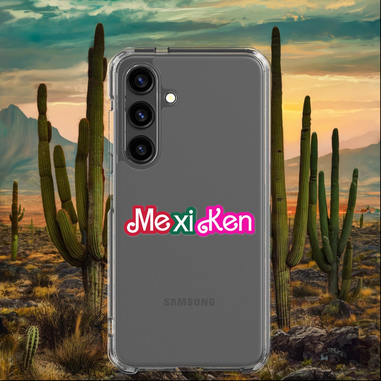 MexiKen Ken Barbie Mexico Mexican Mexicana Latino Latina Latinx Clear Case for Samsung Samsung Galaxy S24 Mobile Phone Cases Barbie Ken Mexico Movies Next Cult Brand