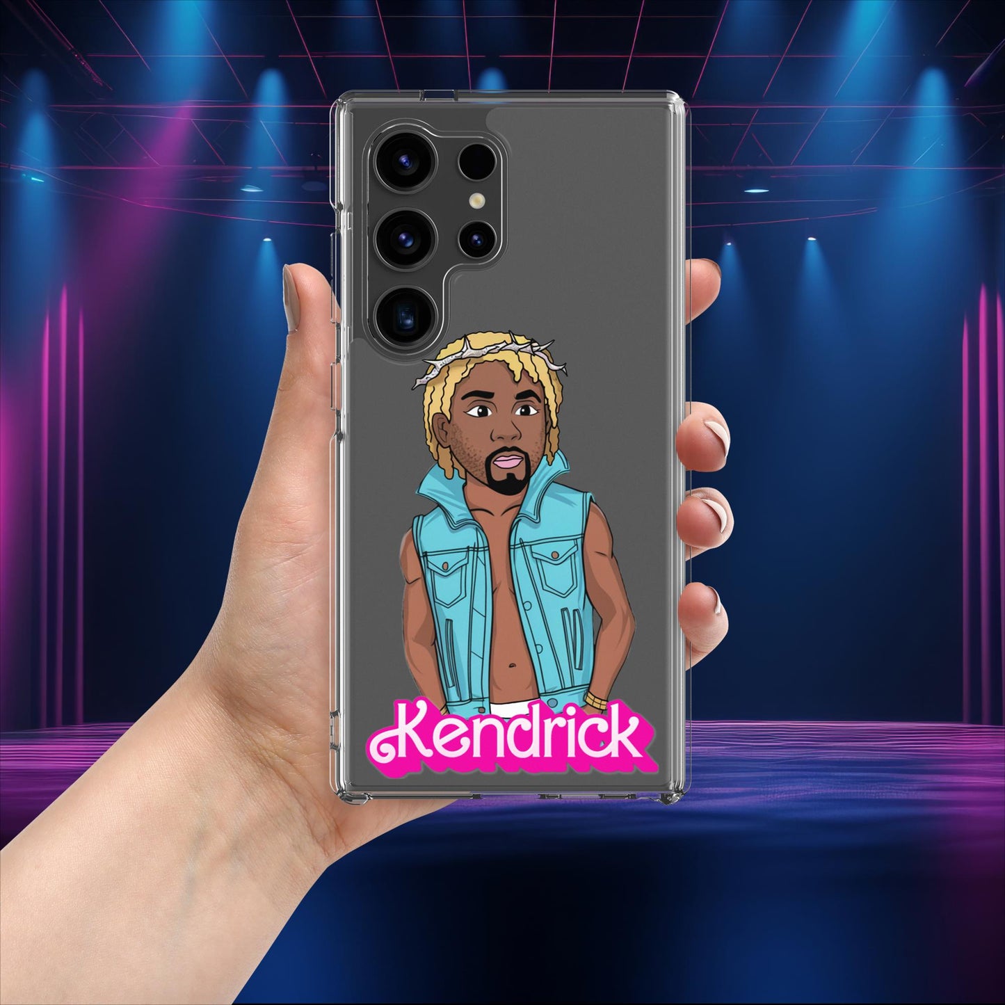 Kendrick Barbie Ken Ryan Gosling Kendrick Lamar Clear Case for Samsung Samsung Galaxy S24 Ultra Mobile Phone Cases Barbie Ken Kendrick Lamar Movies Music Next Cult Brand