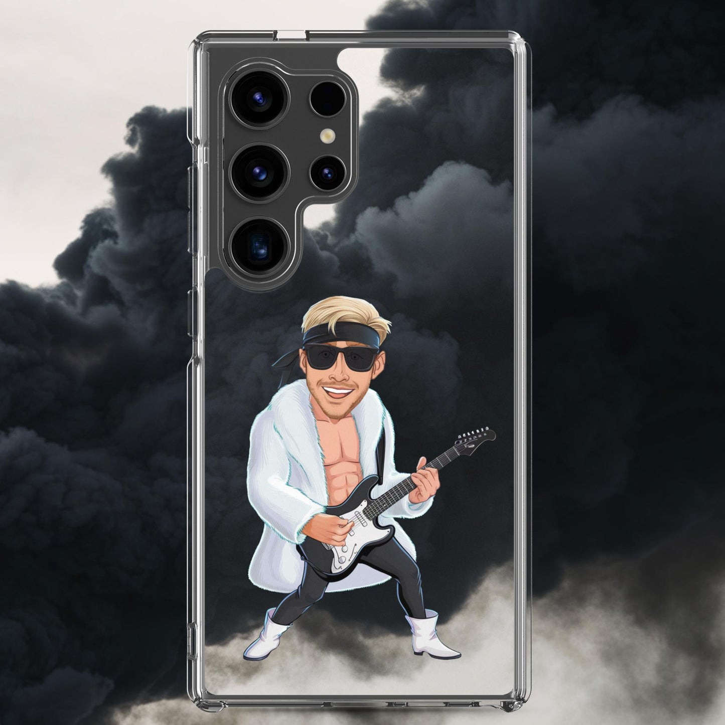 Rockstar Ken Barbie Movie Ryan Gosling Clear Case for Samsung Samsung Galaxy S24 Ultra Mobile Phone Cases Barbie Celebrities Ken Movies Music Rock Music Ryan Gosling Next Cult Brand