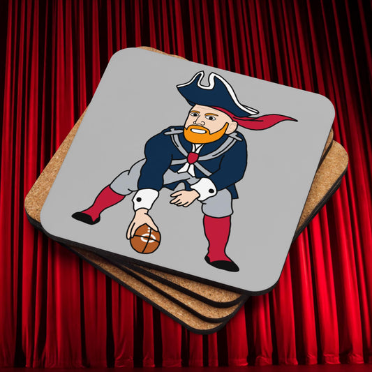 Bill Burrdy New England Patriots NFL Tom Brady Bill Burr Cork-back coaster Default Title American Football Bill Burr Monday Morning Podcast New England Patriots NFL Podcasts Stand-up Comedy Next Cult Brand