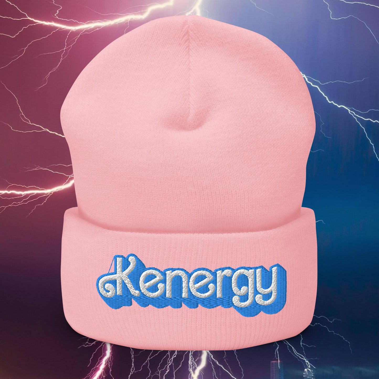 Kenergy Ken Barbie Movie Cuffed Beanie Baby Pink Hats Barbie Ken Kenergy Movies Next Cult Brand