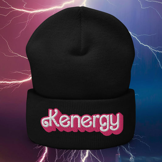Kenergy Ken Barbie Movie Cuffed Beanie Black Hats Barbie Ken Kenergy Movies Next Cult Brand