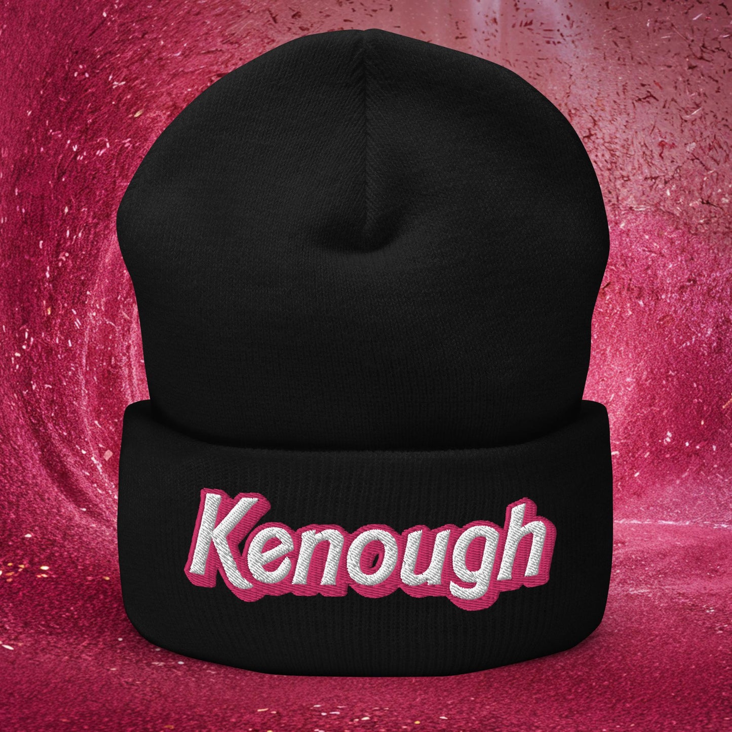 Kenough Ken Barbie Movie Cuffed Beanie Black Hats Barbie Ken Movies Next Cult Brand