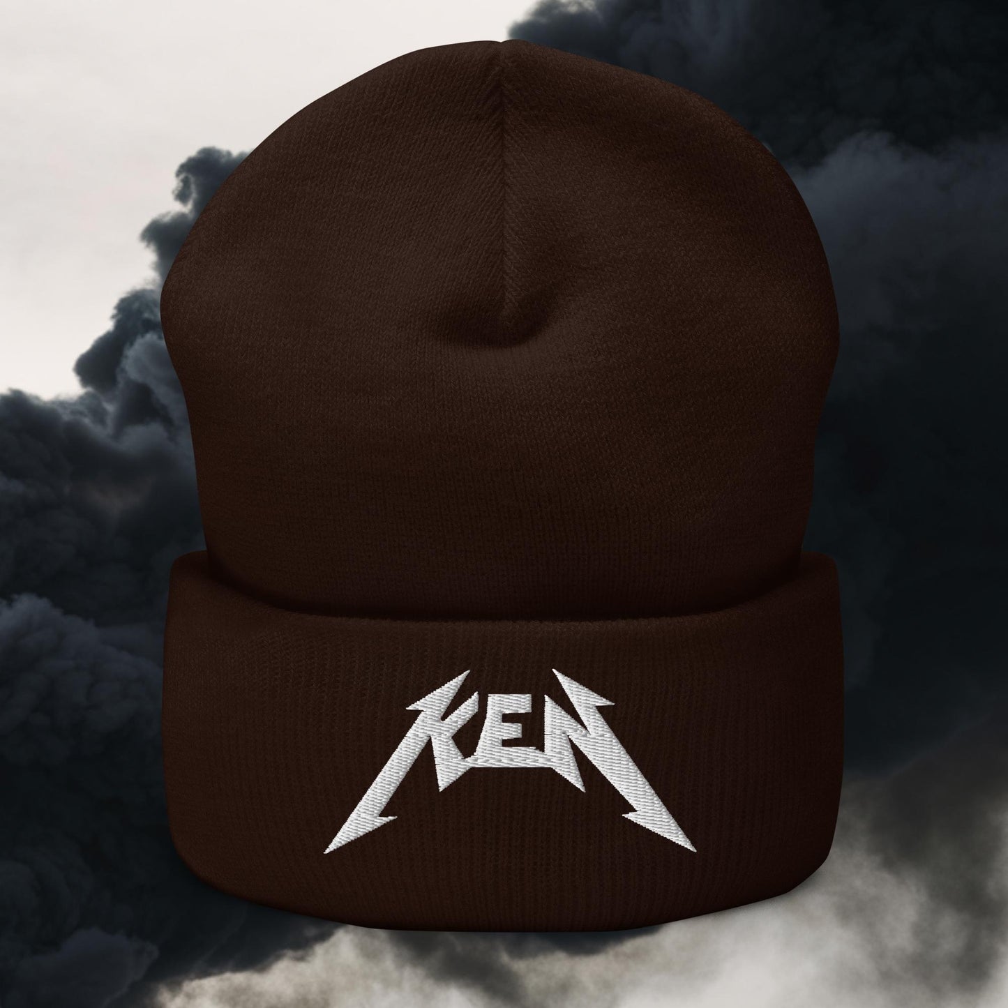 Rockstar Ken Barbie Movie Ryan Gosling Cuffed Beanie Brown Hats Barbie Ken Movies Next Cult Brand
