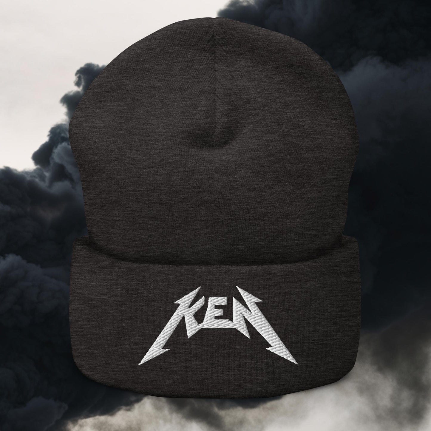 Rockstar Ken Barbie Movie Ryan Gosling Cuffed Beanie Dark Grey Hats Barbie Ken Movies Next Cult Brand