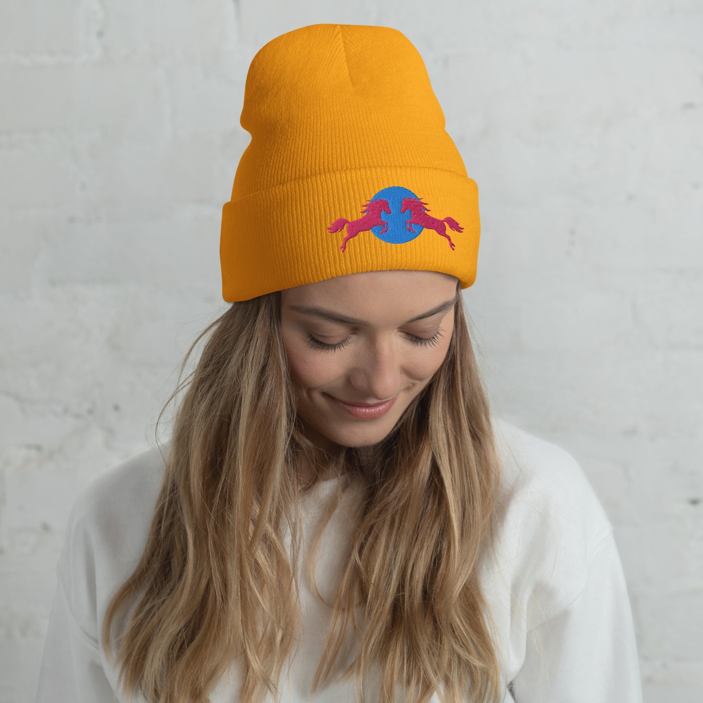 Kenergy Red Bull Ken Barbie Ryan Gosling Kenergy Cuffed Beanie Gold Hats Barbie Ken Kenergy Movies Next Cult Brand