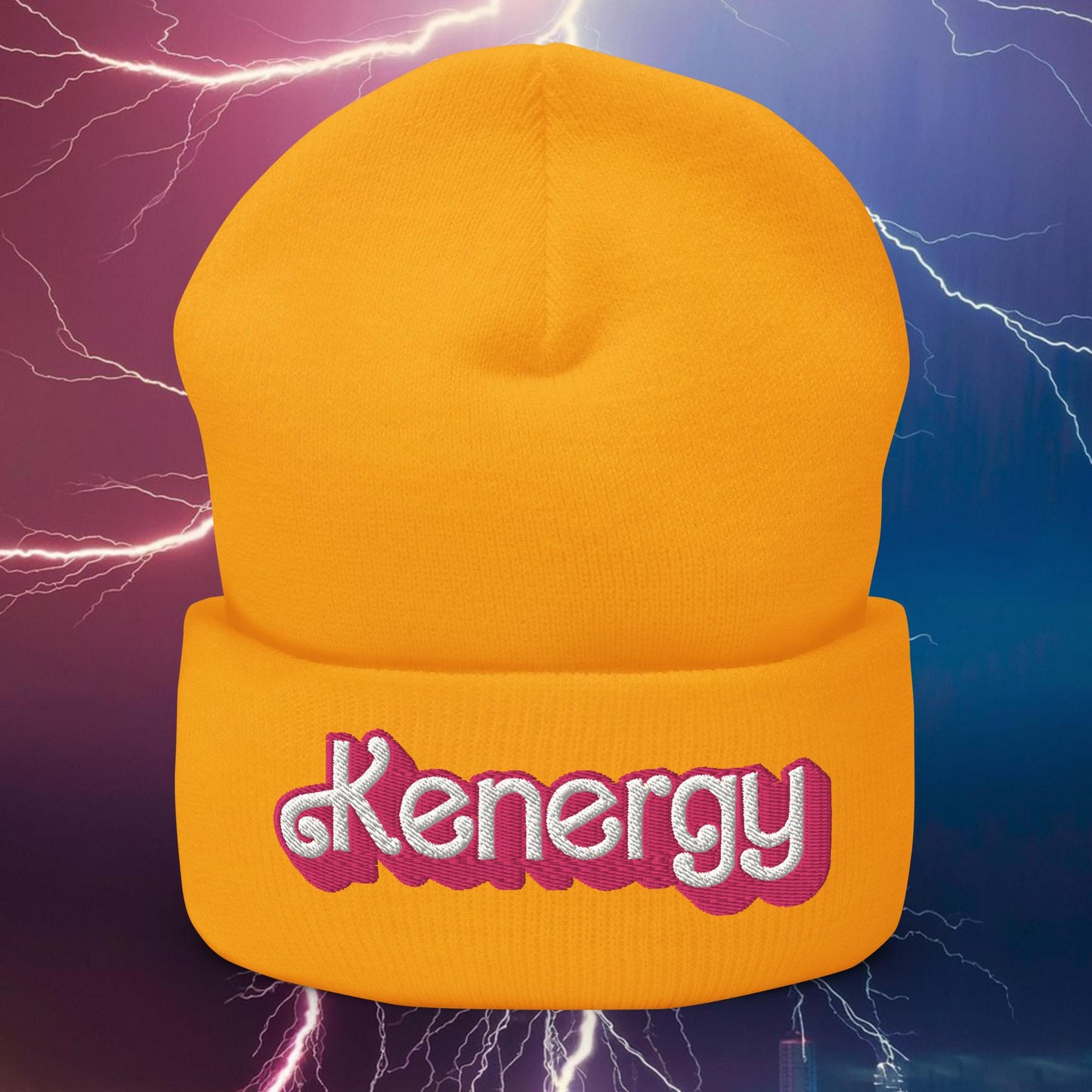 Kenergy Ken Barbie Movie Cuffed Beanie Gold Hats Barbie Ken Kenergy Movies Next Cult Brand