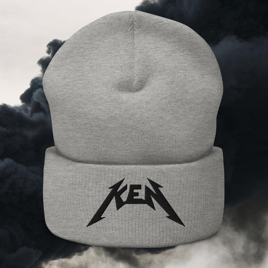 Rockstar Ken Barbie Movie Ryan Gosling Cuffed Beanie Heather Grey Hats Barbie Ken Movies Next Cult Brand