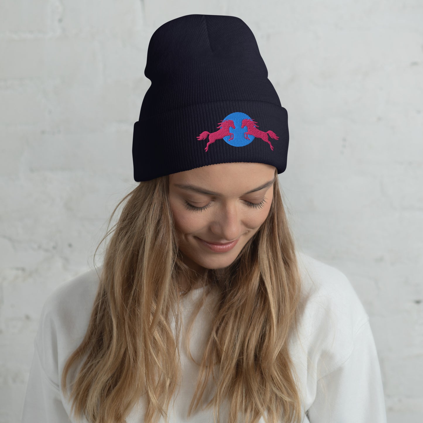Kenergy Red Bull Ken Barbie Ryan Gosling Kenergy Cuffed Beanie Navy Hats Barbie Ken Kenergy Movies Next Cult Brand