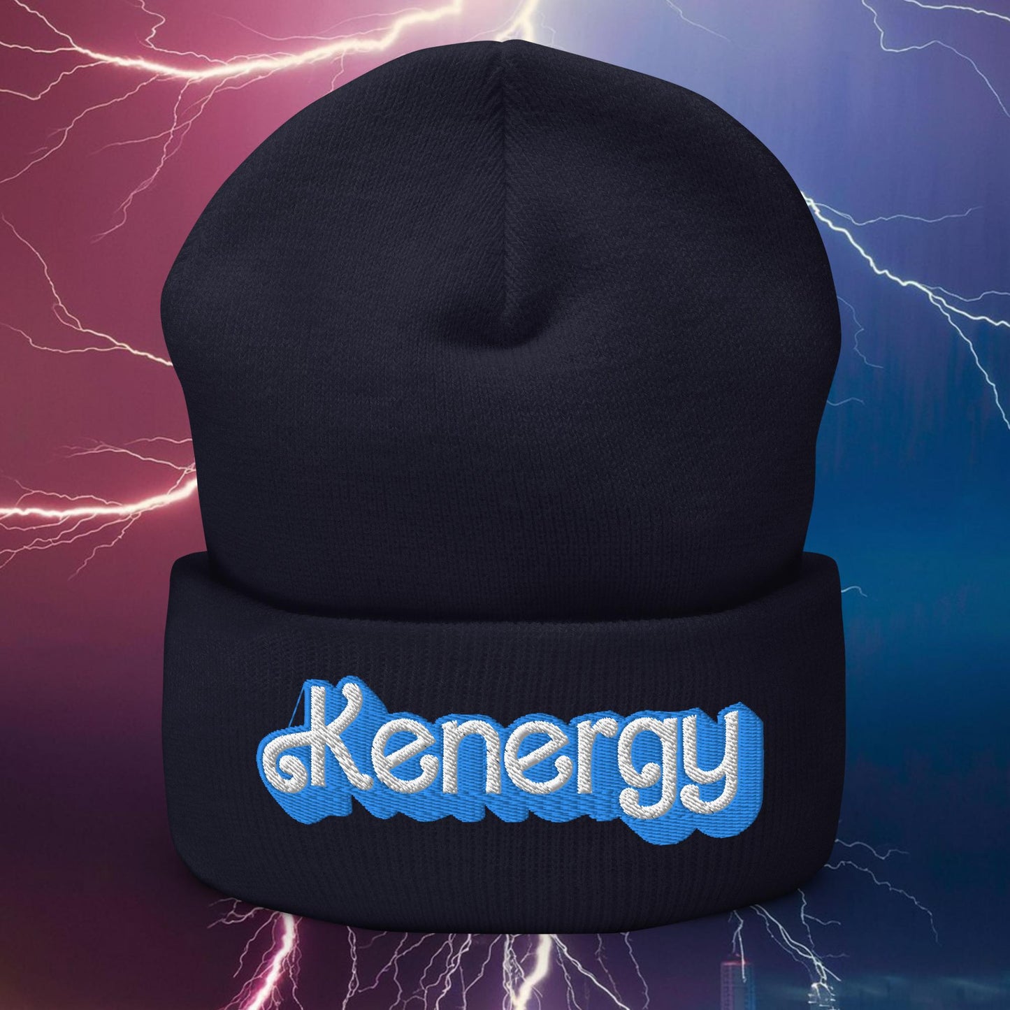 Kenergy Ken Barbie Movie Cuffed Beanie Navy Hats Barbie Ken Kenergy Movies Next Cult Brand