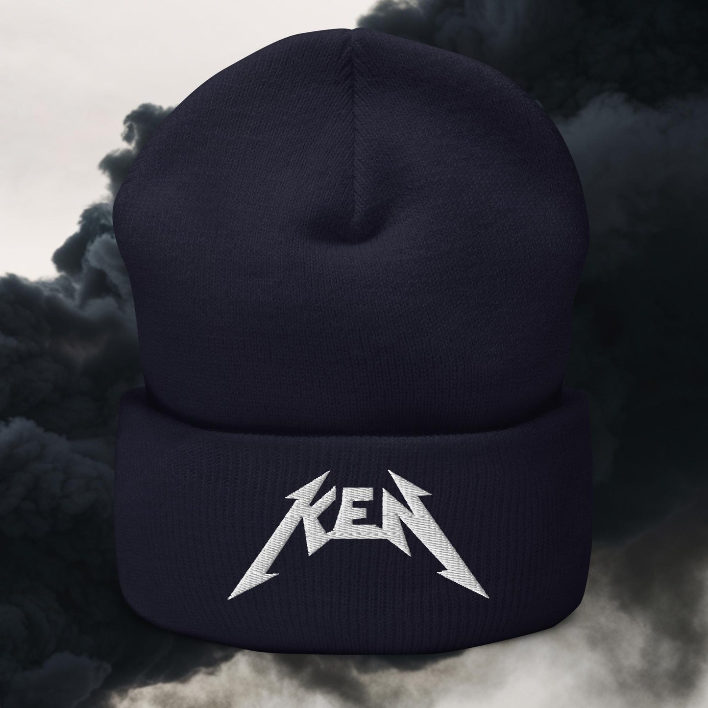 Rockstar Ken Barbie Movie Ryan Gosling Cuffed Beanie Navy Hats Barbie Ken Movies Next Cult Brand