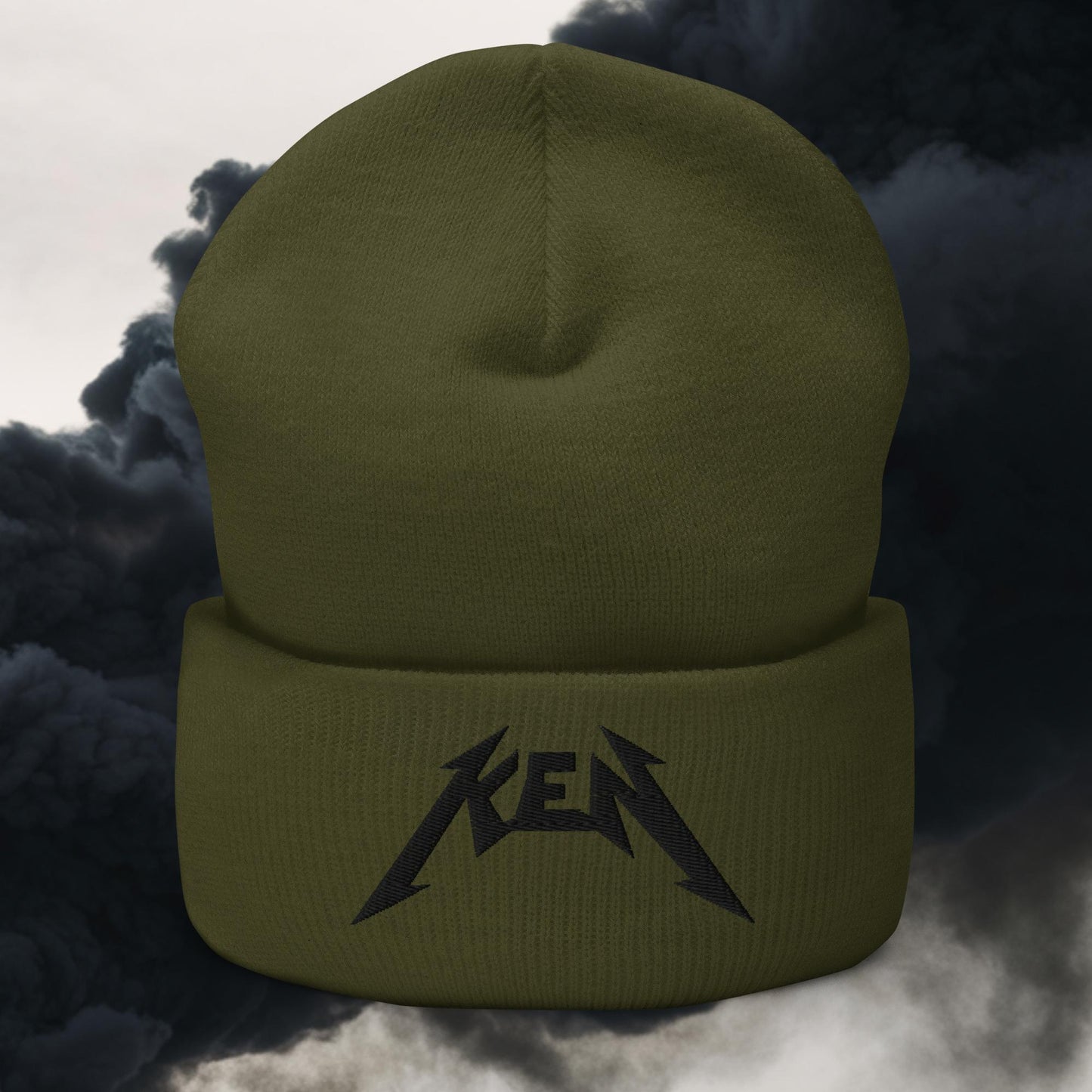 Rockstar Ken Barbie Movie Ryan Gosling Cuffed Beanie Olive Hats Barbie Ken Movies Next Cult Brand
