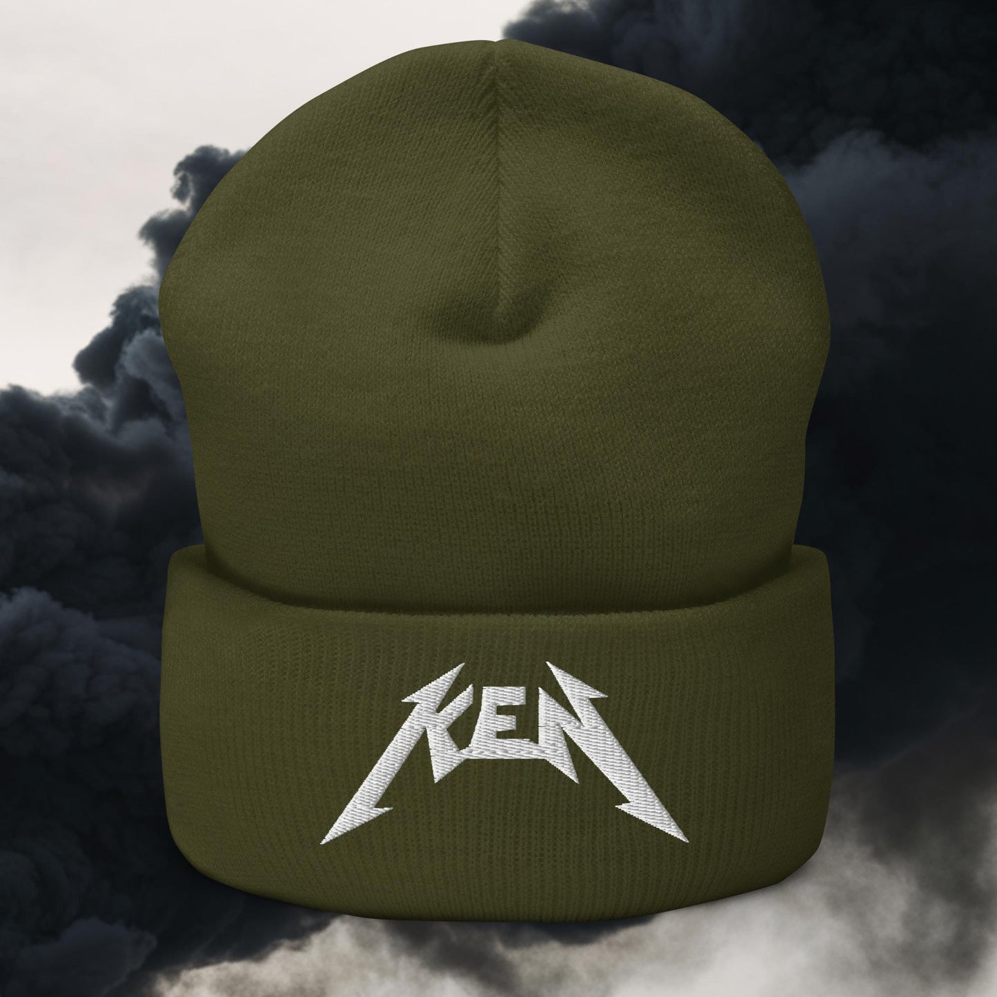 Rockstar Ken Barbie Movie Ryan Gosling Cuffed Beanie Olive Hats Barbie Ken Movies Next Cult Brand