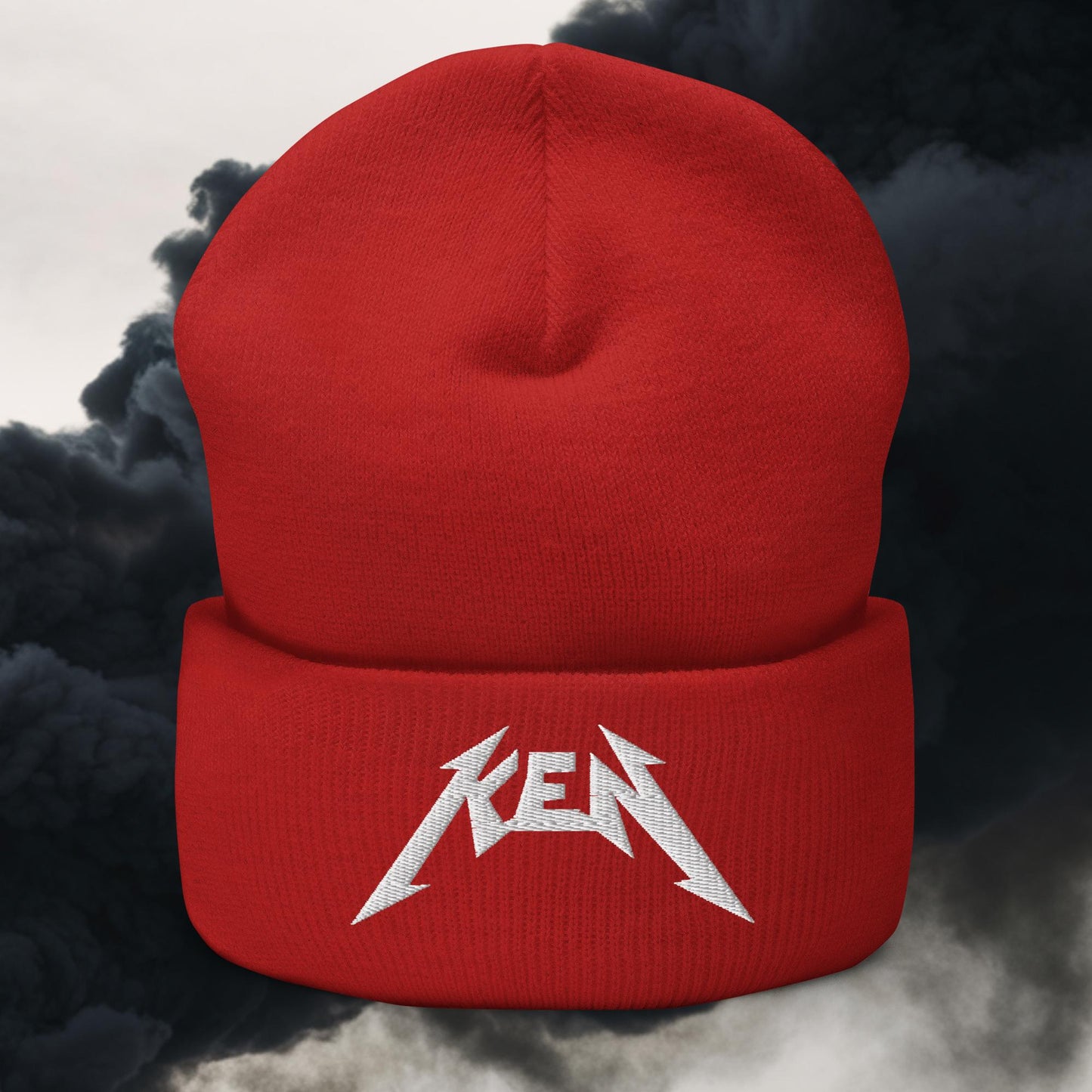 Rockstar Ken Barbie Movie Ryan Gosling Cuffed Beanie Red Hats Barbie Ken Movies Next Cult Brand