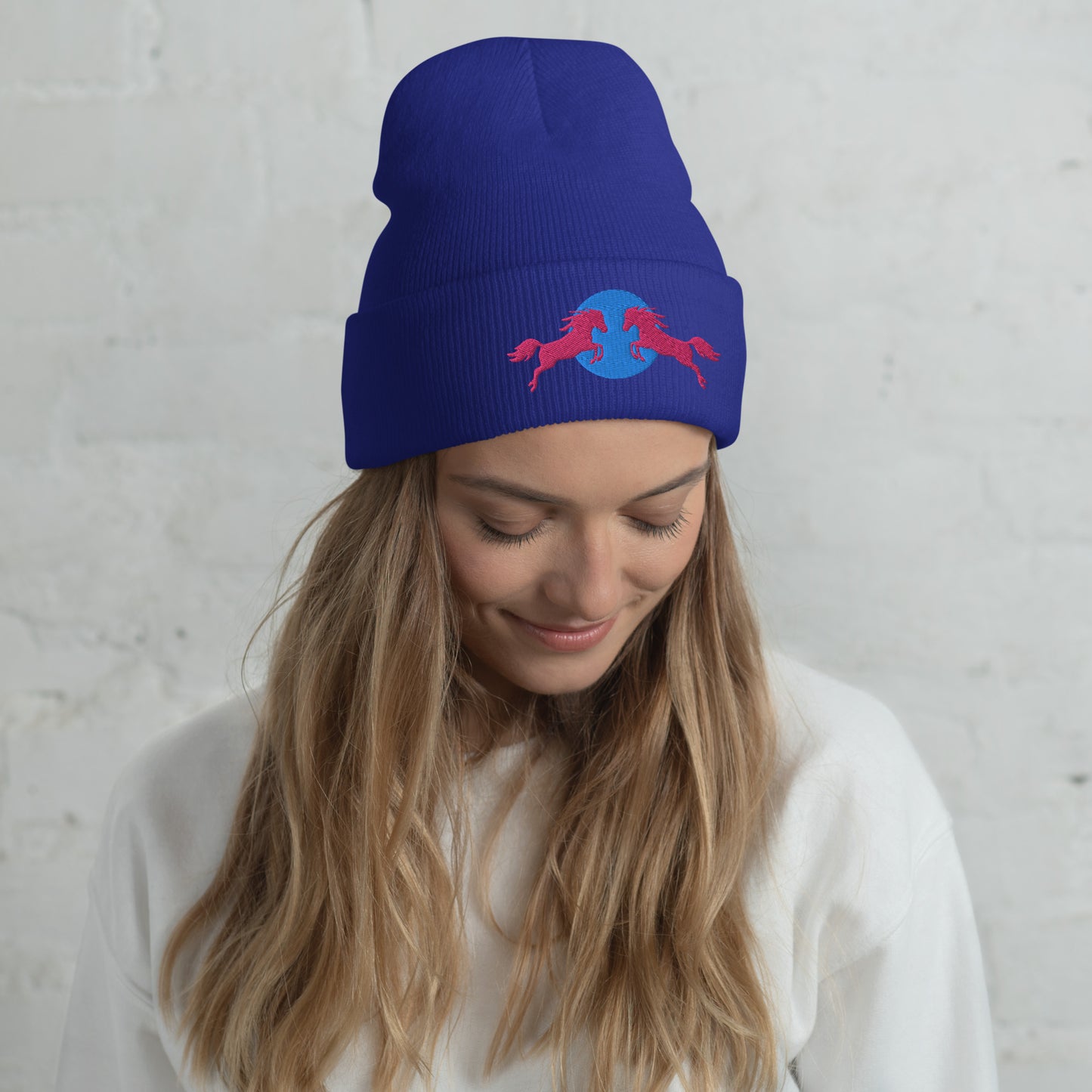 Kenergy Red Bull Ken Barbie Ryan Gosling Kenergy Cuffed Beanie Royal Hats Barbie Ken Kenergy Movies Next Cult Brand