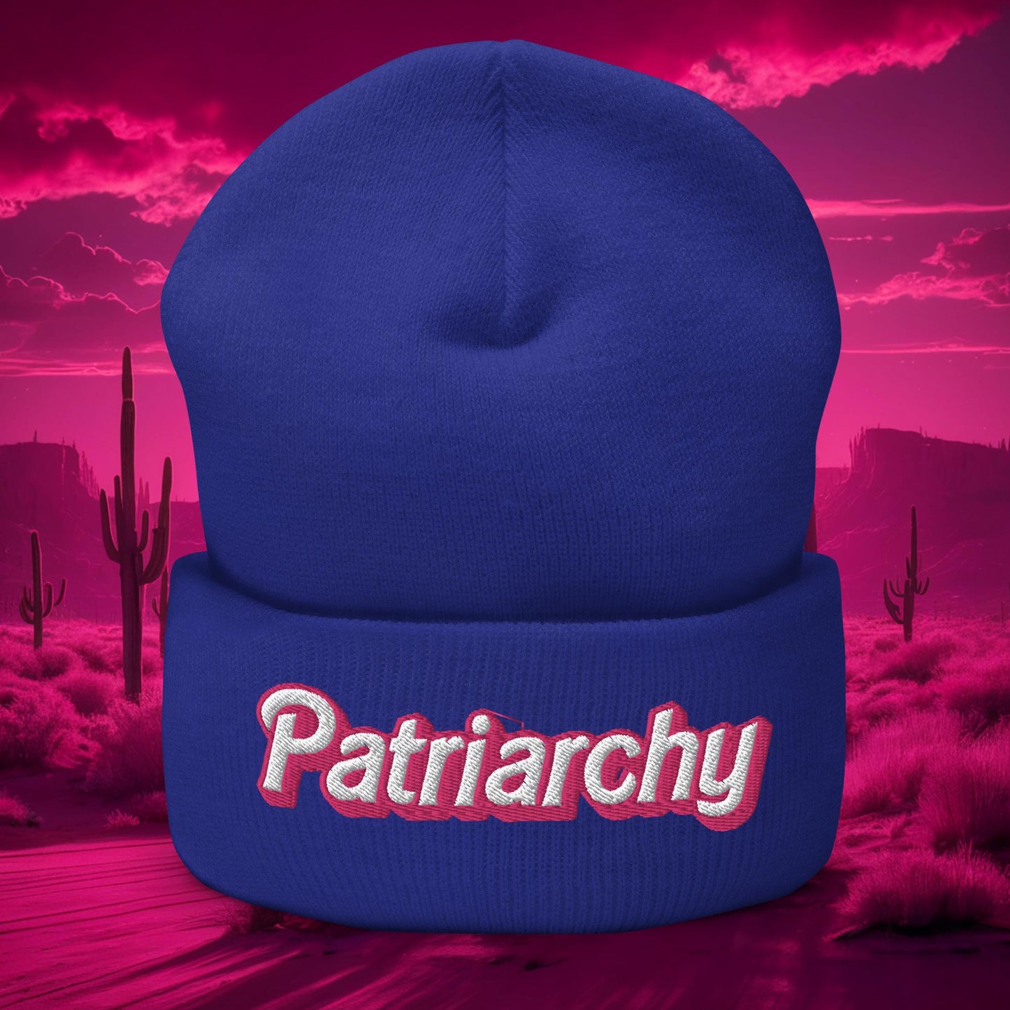 Patriarchy about horses Ken Barbie Movie Cuffed Beanie Royal Hats Barbie Ken Movies Next Cult Brand