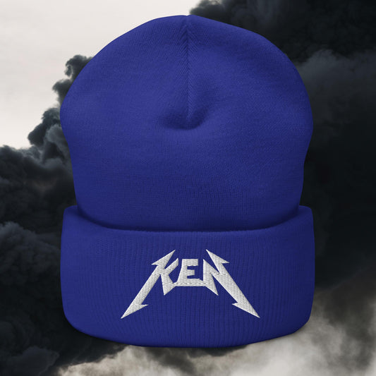 Rockstar Ken Barbie Movie Ryan Gosling Cuffed Beanie Royal Hats Barbie Ken Movies Next Cult Brand