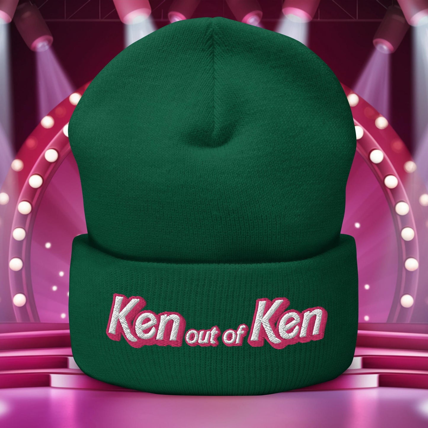 Ken out of Ken Barbie Movie Cuffed Beanie Spruce Hats Barbie Ken Movies Next Cult Brand