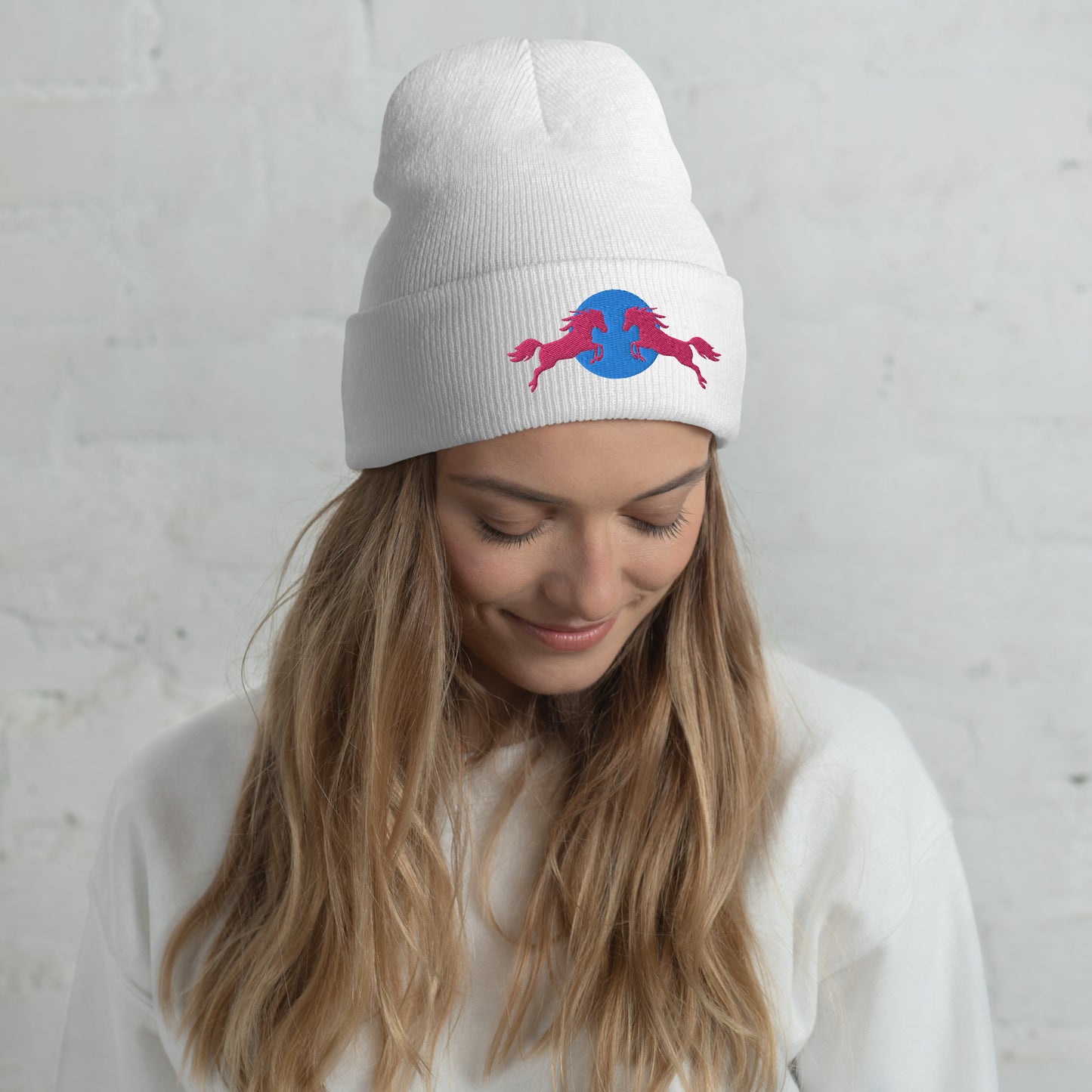 Kenergy Red Bull Ken Barbie Ryan Gosling Kenergy Cuffed Beanie White Hats Barbie Ken Kenergy Movies Next Cult Brand