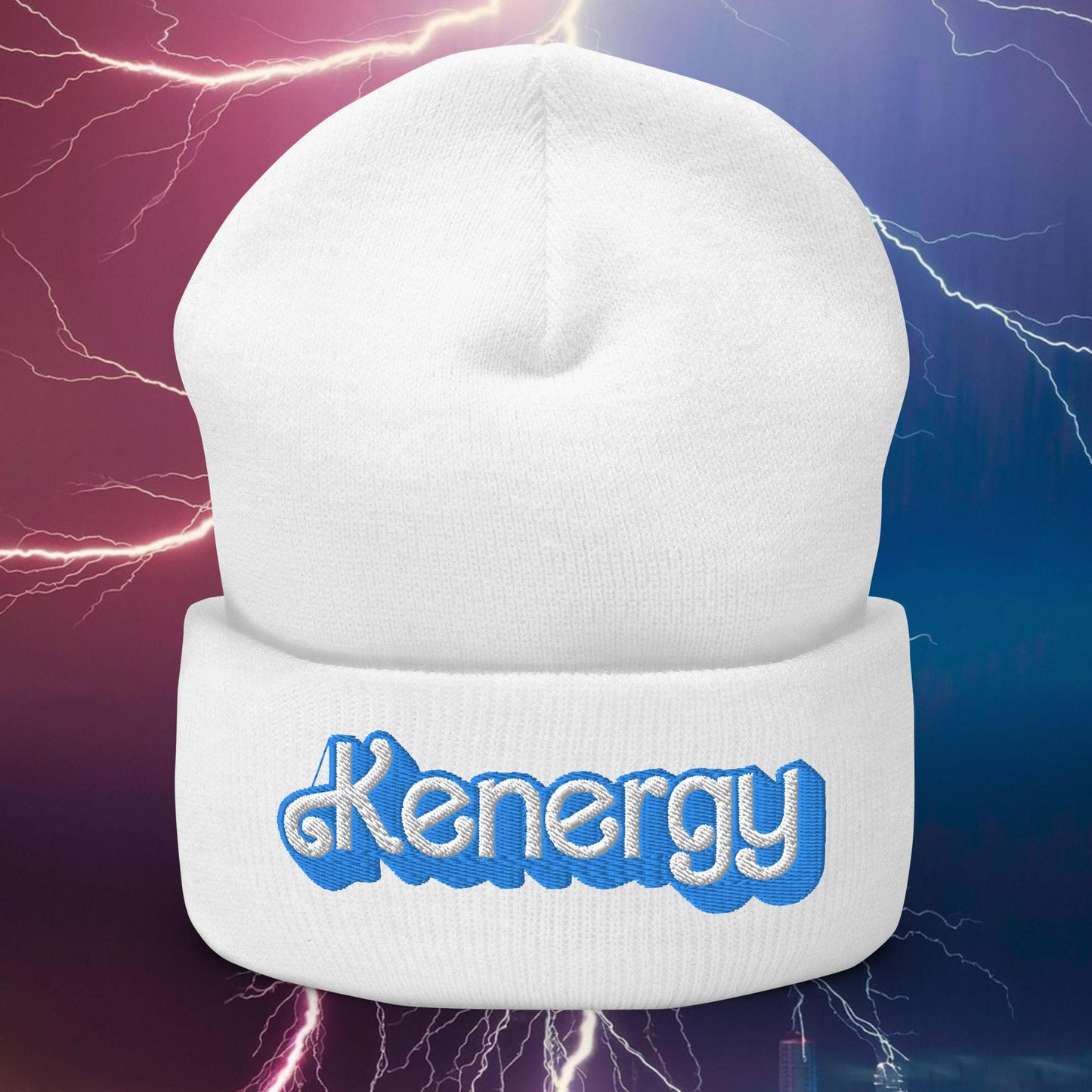Kenergy Ken Barbie Movie Cuffed Beanie White Hats Barbie Ken Kenergy Movies Next Cult Brand
