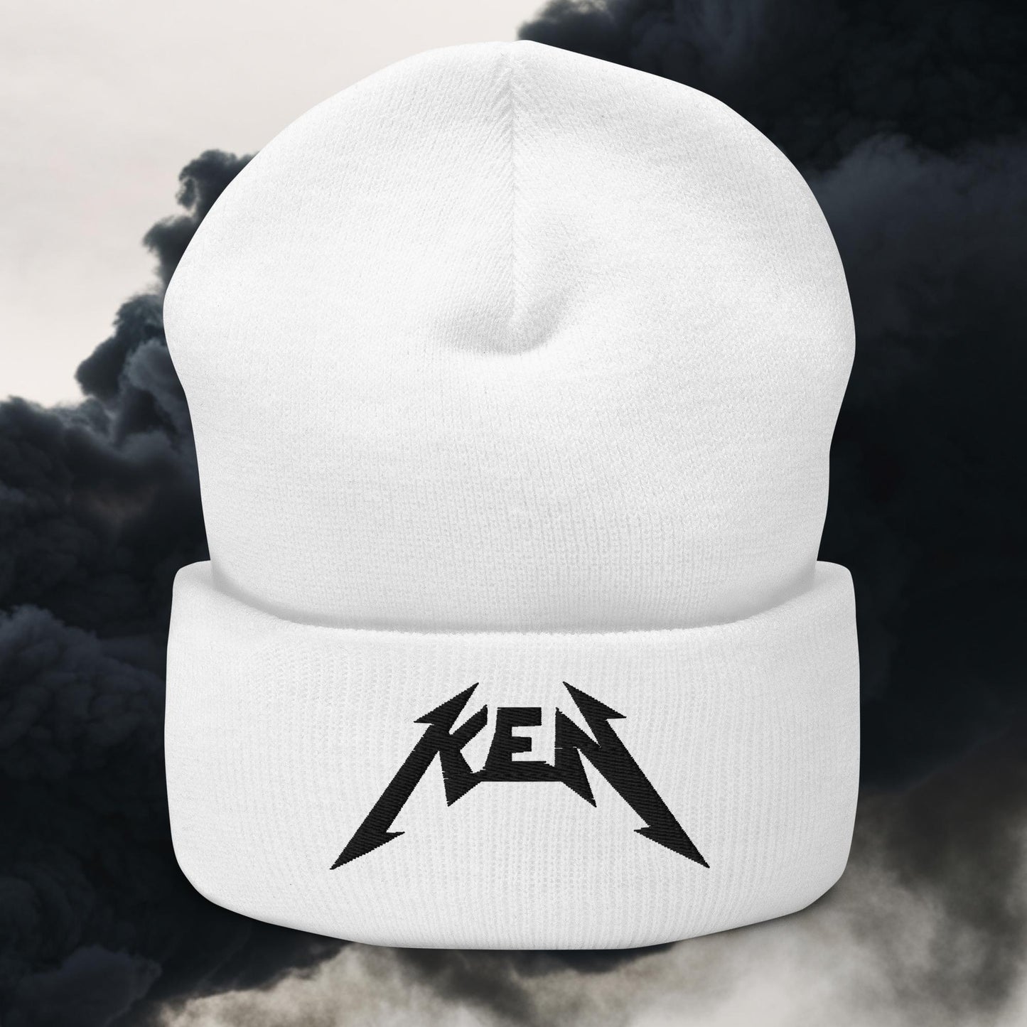 Rockstar Ken Barbie Movie Ryan Gosling Cuffed Beanie White Hats Barbie Ken Movies Next Cult Brand