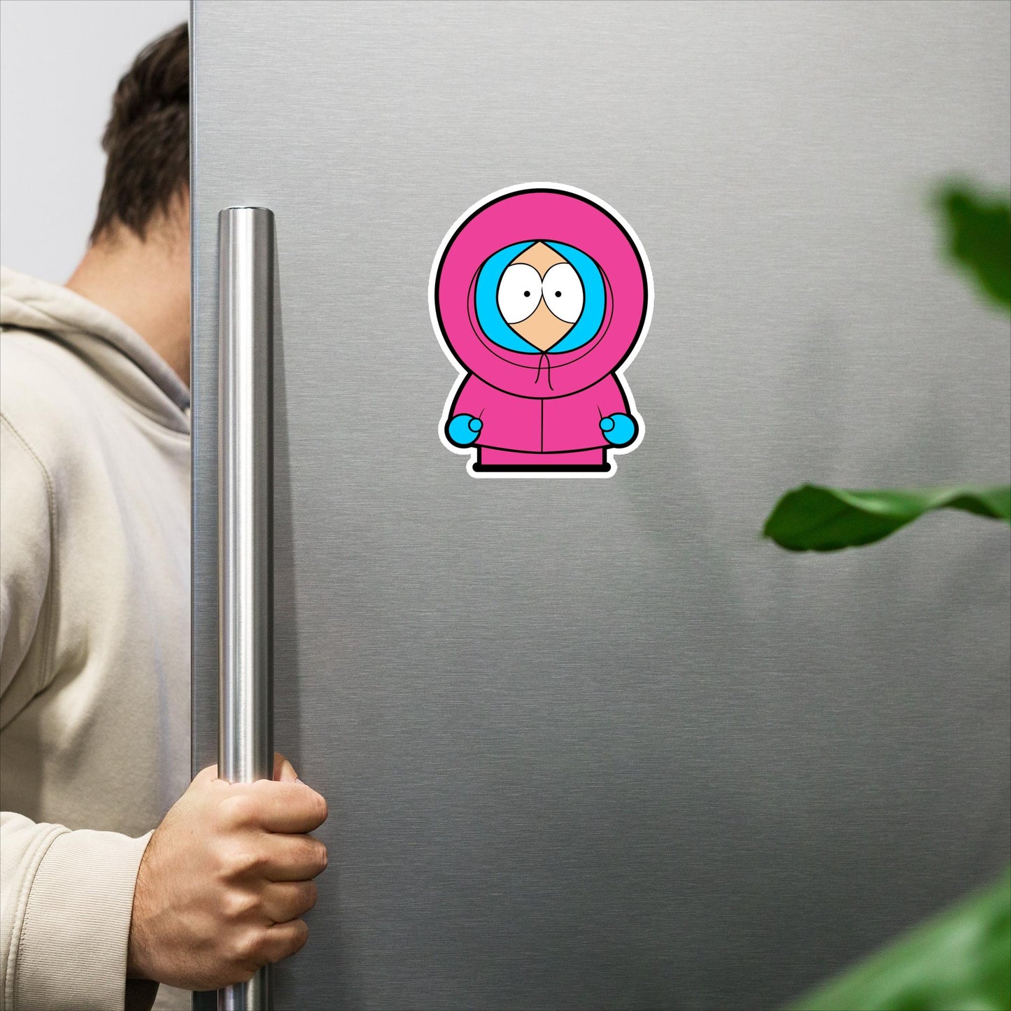 Kenny McCormick Ken Ryan Gosling Barbie South Park Kenny Magnet 6″×6″ Magnets Barbie Ken Kenny Movies South Park TV Shows Next Cult Brand