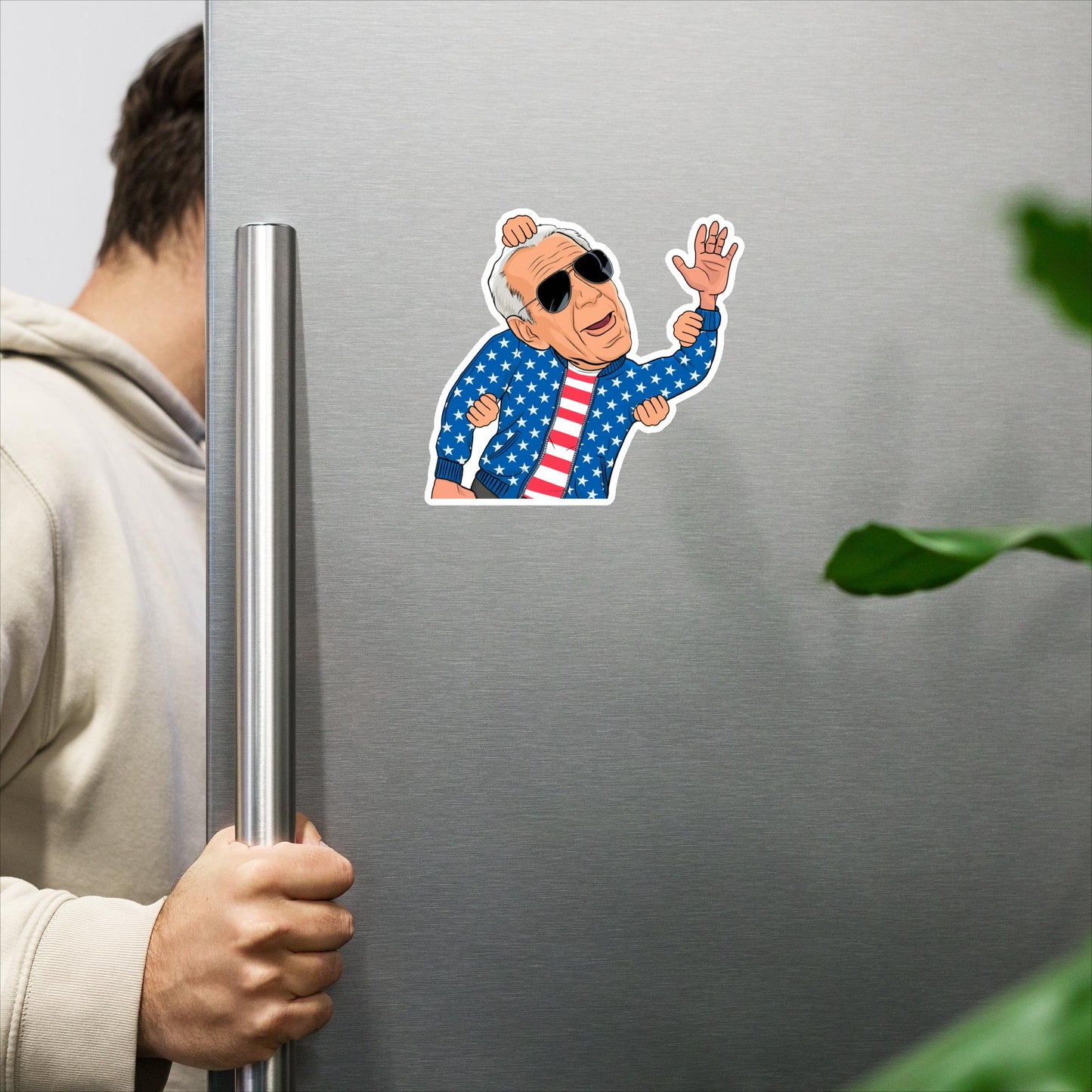 Weekend at Biden's Joe Biden Meme Democrat Republican Trump Gift Biden Gift 90s Vintage Magnet 6″×6″ Magnets Democrats Joe Biden Politics Next Cult Brand
