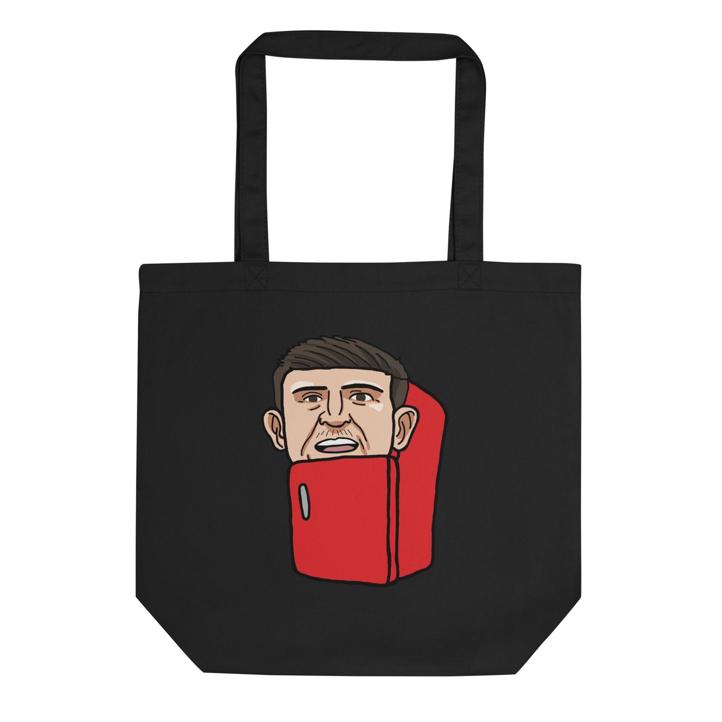 Harry ''The Fridge'' Maguire Eco Tote Bag, Holdall, Caryall Bag Black Bags Football Harry Maguire Manchester United The Fridge Next Cult Brand