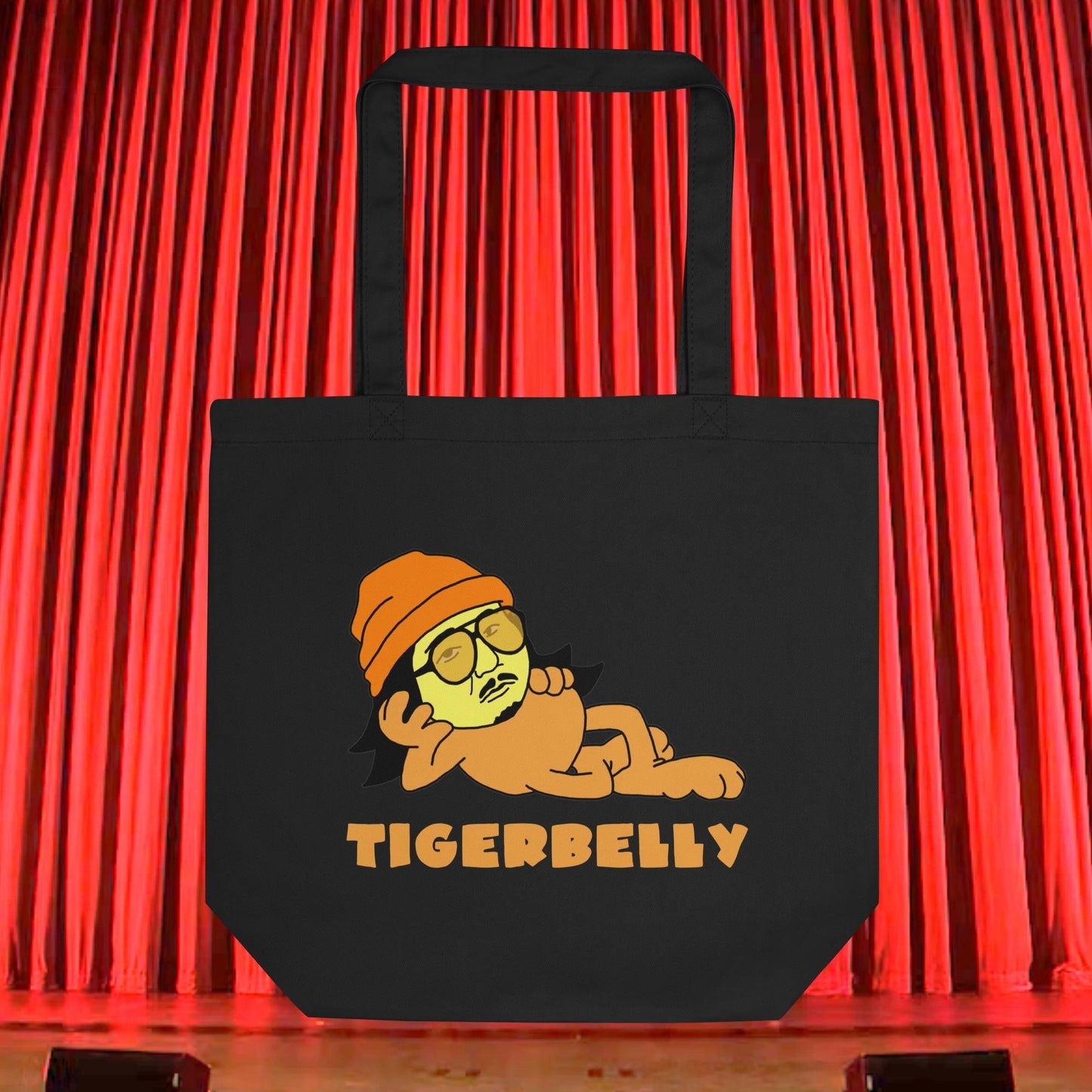Bobby Lee Tigerbelly, Bobby Lee Merch, Tigerbelly Merch, Bobby Lee Gift, Funny Tigerbelly Gift, Tigerbelly Podcast, TigerBelly Eco Tote Bag Black Bags Bobby Lee Podcasts Stand-up Comedy TigerBelly Next Cult Brand