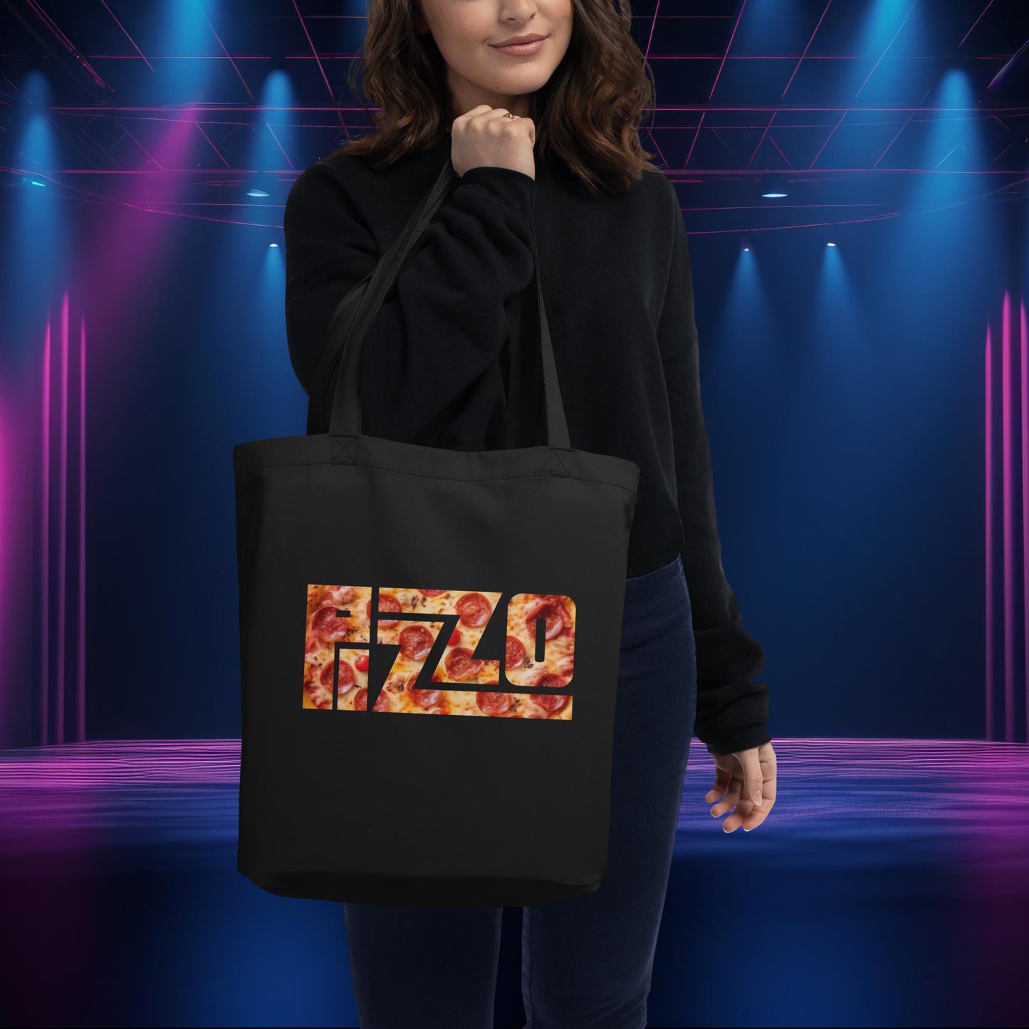 Pizzo Lizzo Pizza Lizzo Merch Lizzo Gift Song Lyrics Lizzo Eco Tote Bag Default Title Bags Lizzo Music Next Cult Brand